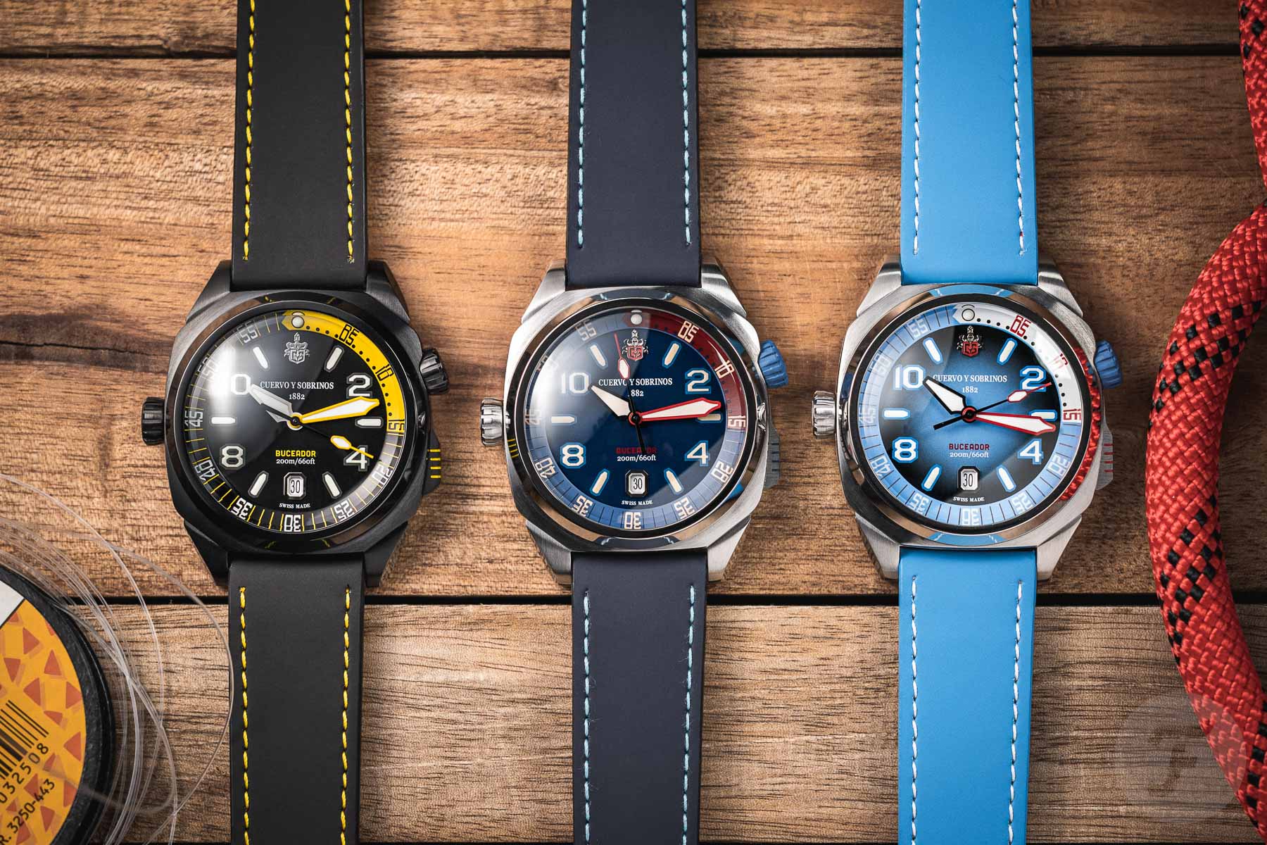 Hands-On With Three New Cuervo Y Sobrinos Buceador Caribe Dive Watches