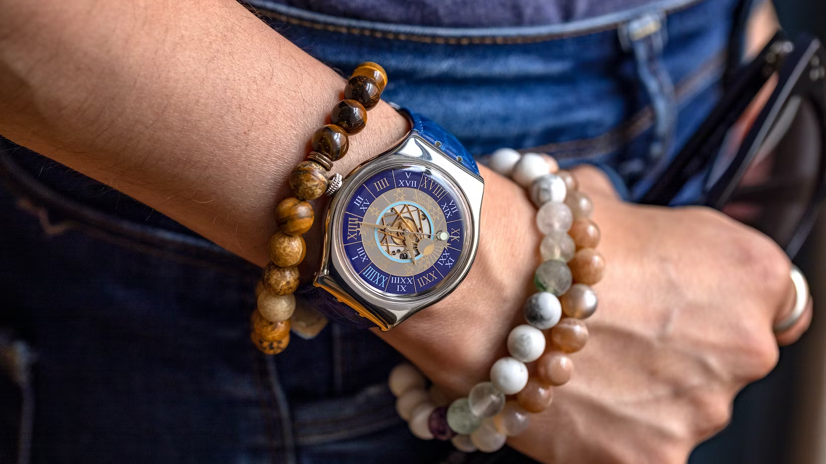 Rewind: Post-MoonSwatch, We’re Revisiting A Platinum (Platinum!) Swatch From The 1990s