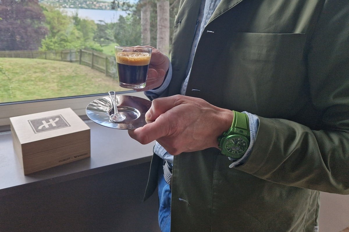 A Perfect Watch For A Monday Morning — The Caffeinated Hublot Big Bang Unico Nespresso Origin