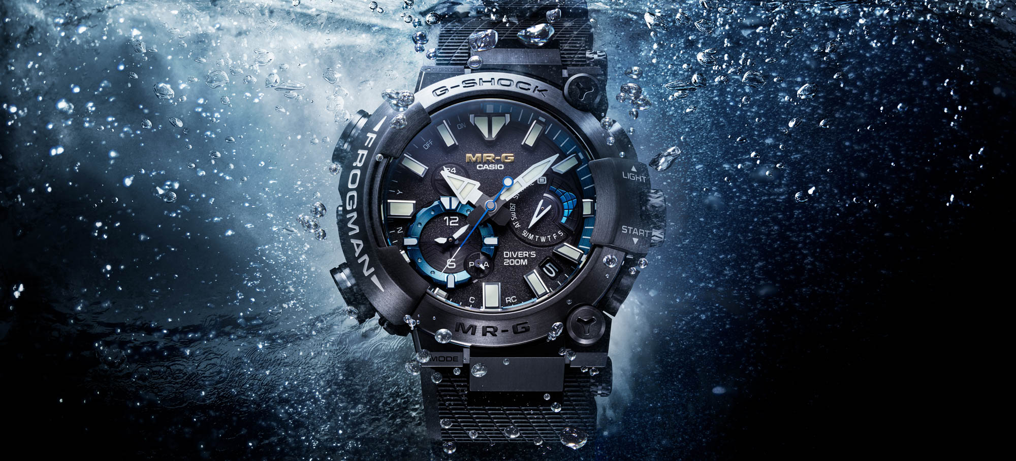 Casio Unveils The G-Shock MR-G Frogman MRGBF1000R1A Dive Watch
