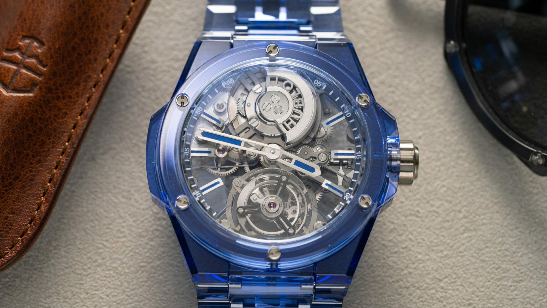 The light-hearted magic of the Hublot Big Bang Tourbillon Blue Sapphire