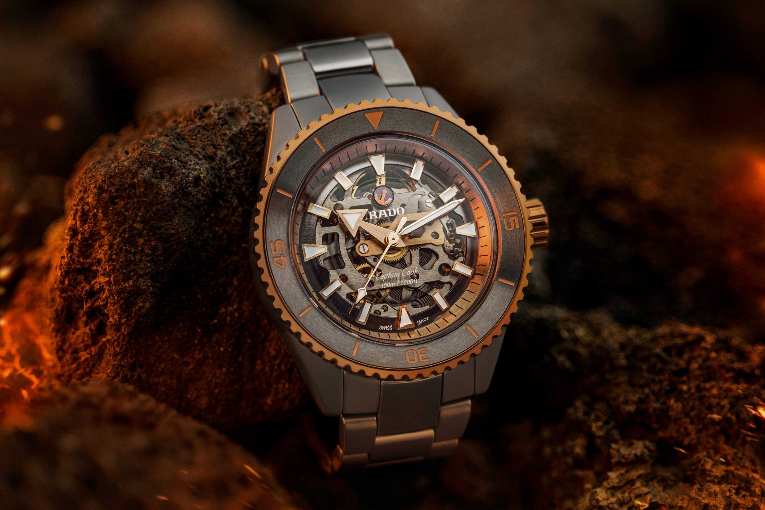 Introducing the Rado Captain Cook High-Tech Ceramic Skeleton