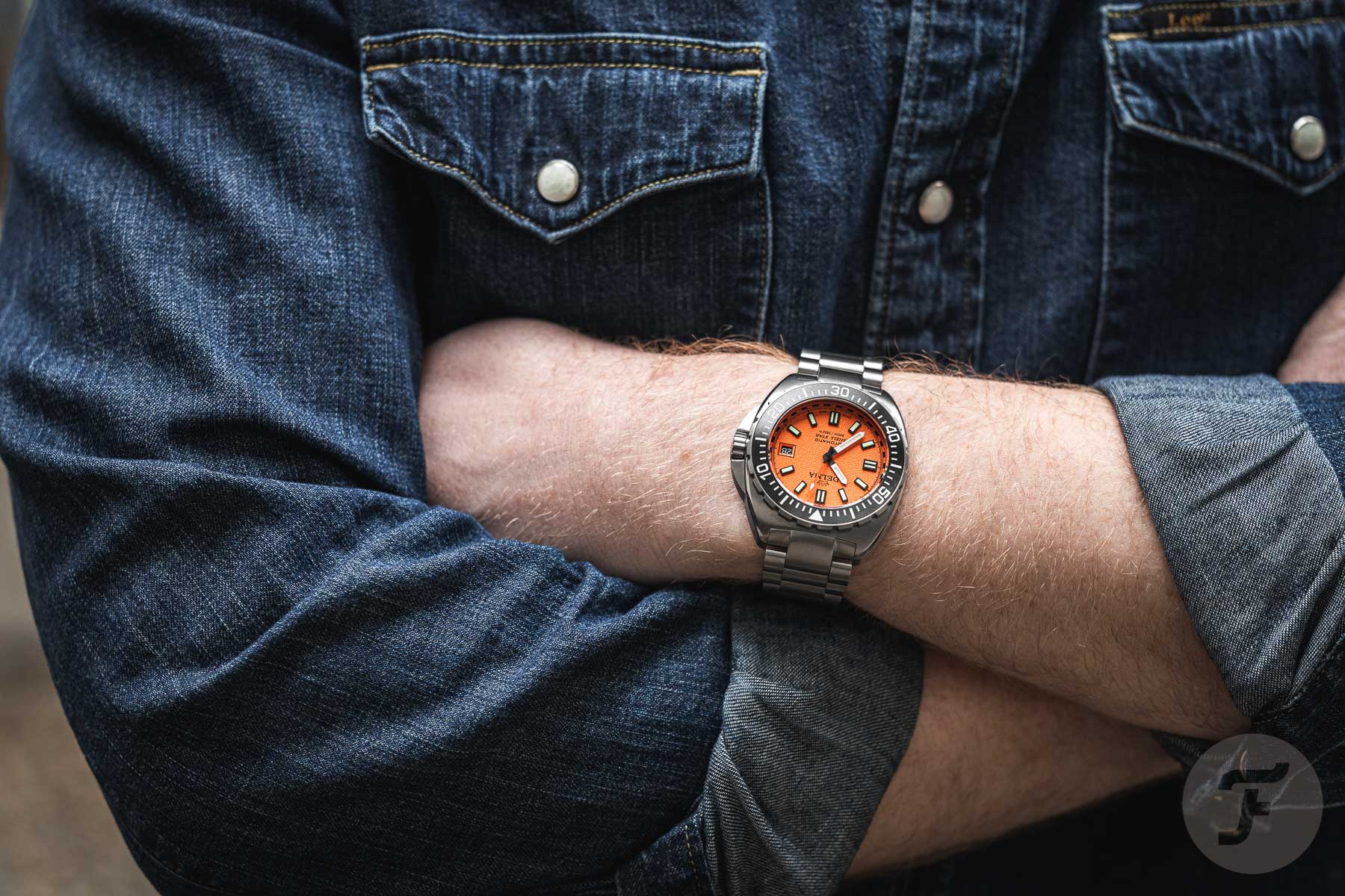 Hands-On: The New Delma Shell Star Titanium Dive Watch — A Lean, Mean, Orange Diving Machine