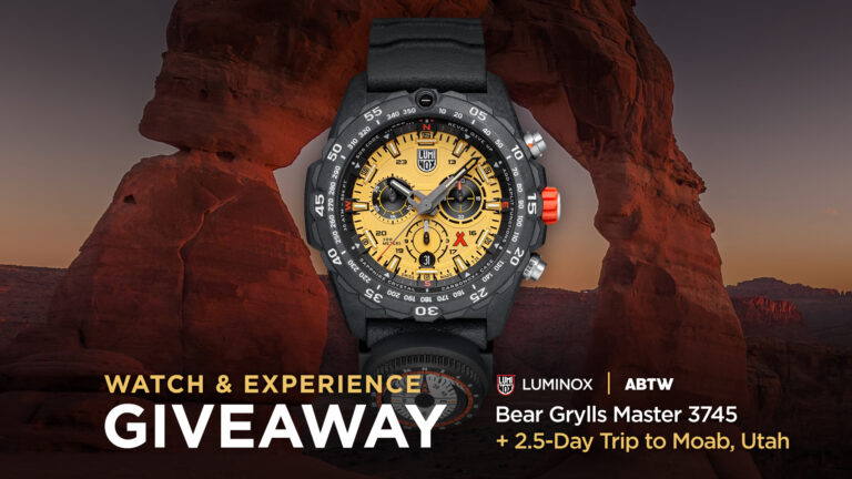GIVEAWAY: Luminox Moab Adventure Tour And Bear Grylls Master 3745 Watch