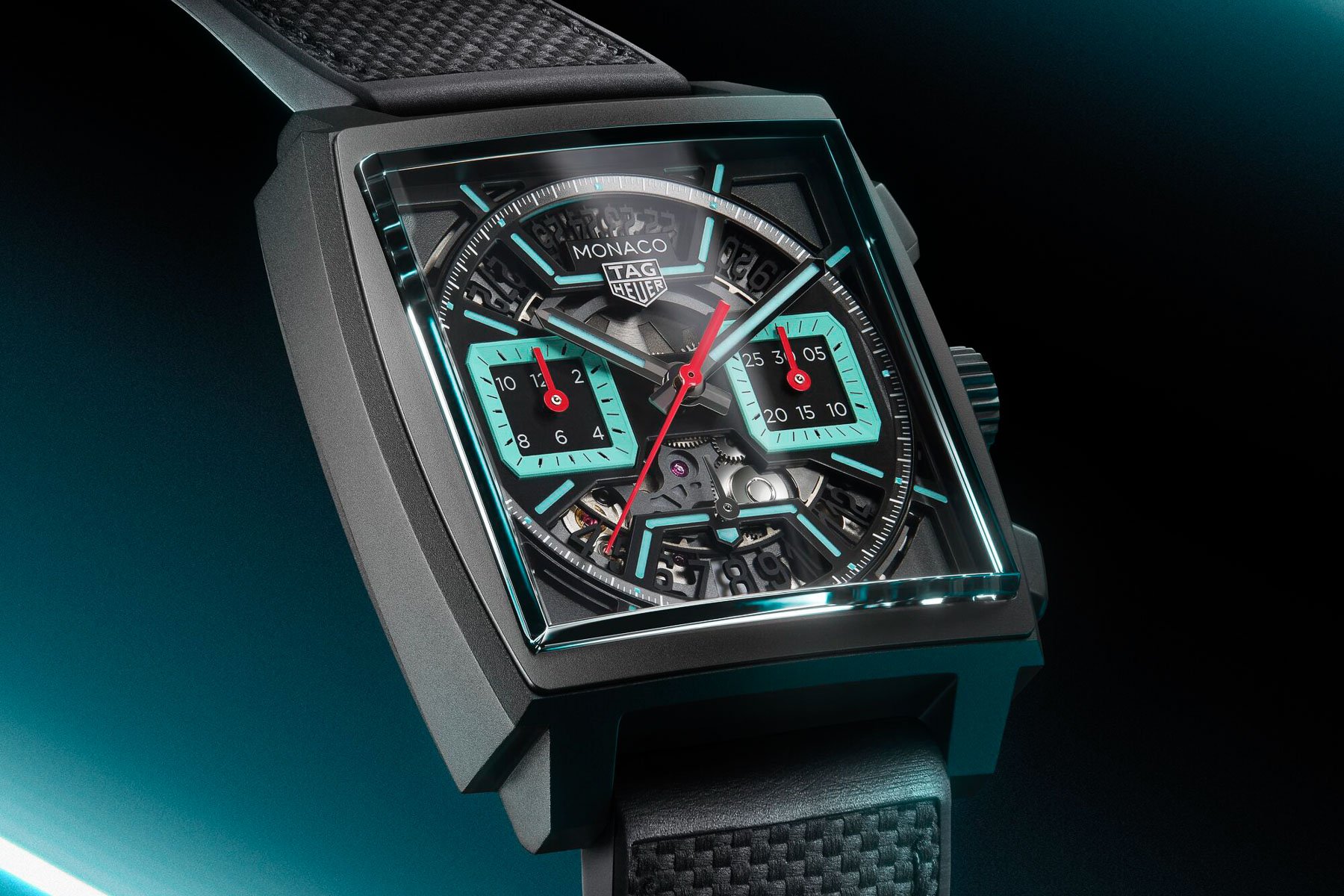 TAG Heuer Turns Up The Heat With Three New Skeleton-Dial Monaco Watches 