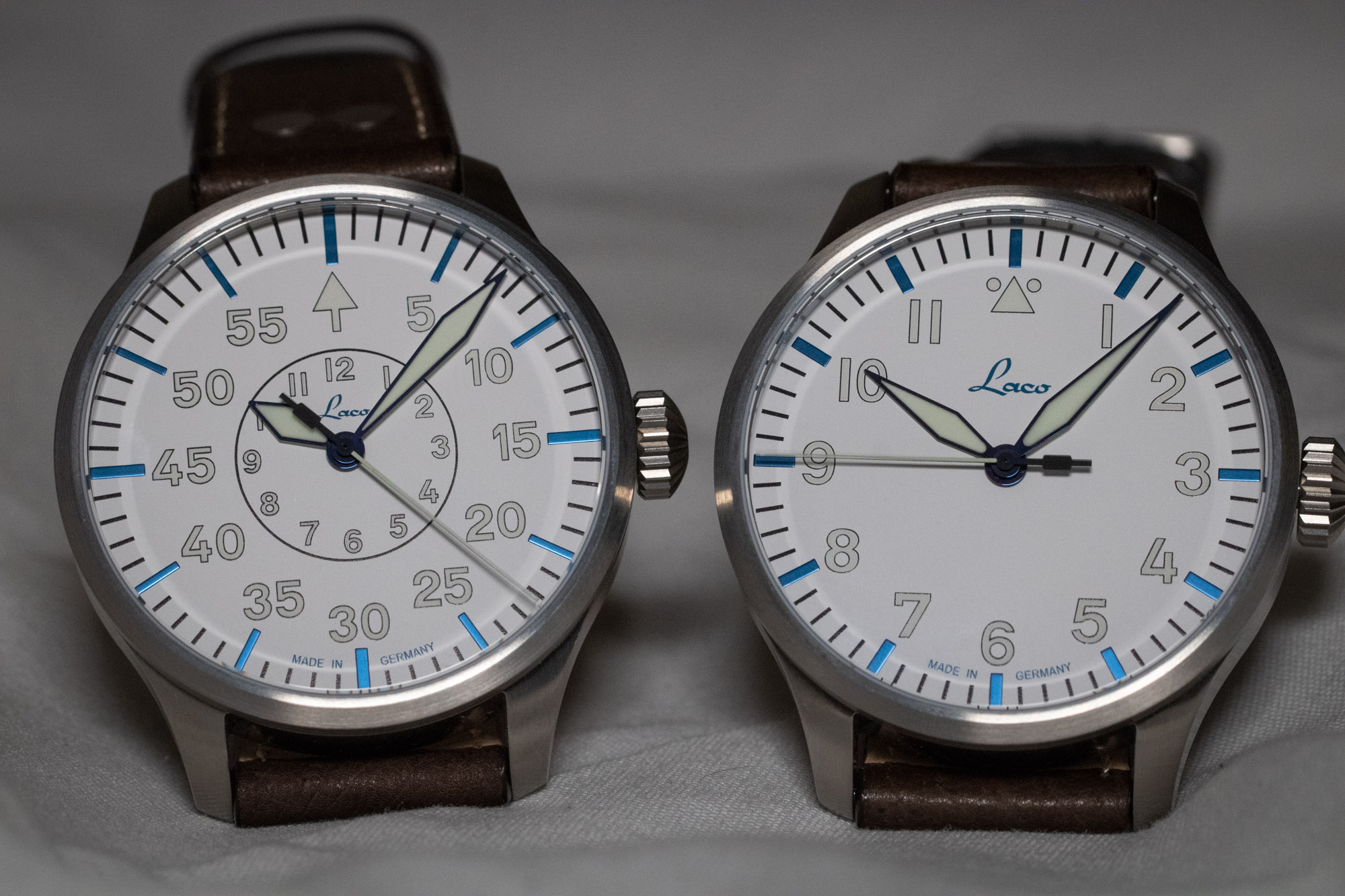 A Twist on Pilots: Laco Releases Augsburg and Aachen Watches with Gray Dials
