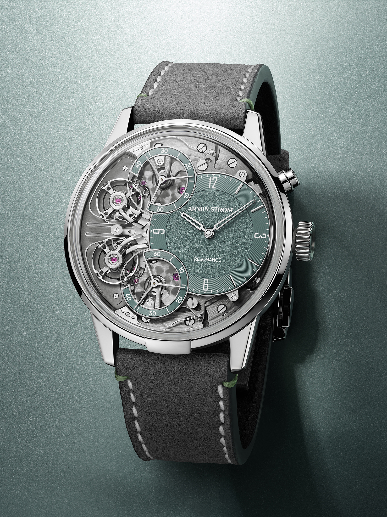 Armin Strom Resonates With Frosted Green Dial 