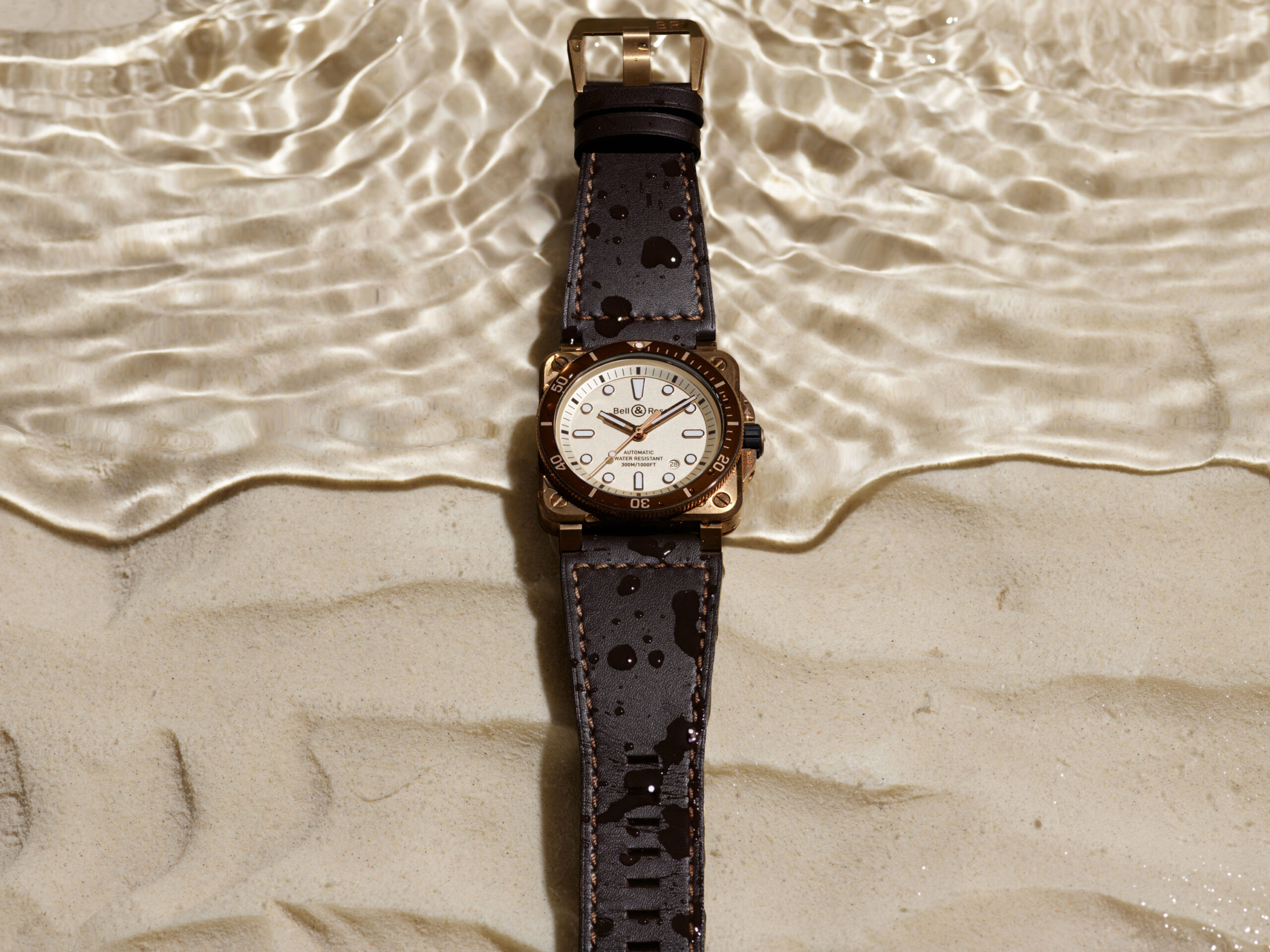 Bronze for the Beach, Bell & Ross Debuts the BR 03-92 Diver White Bronze