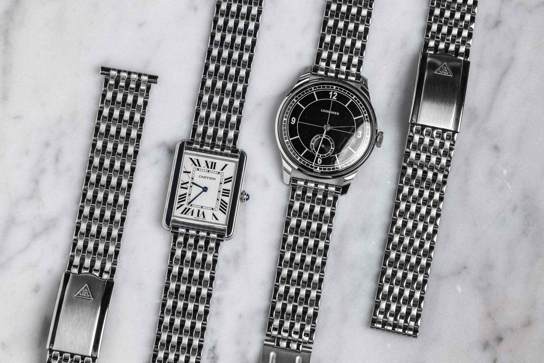 The New Forstner 9-Row Beads Of Rice Stainless Steel Watch Bracelet