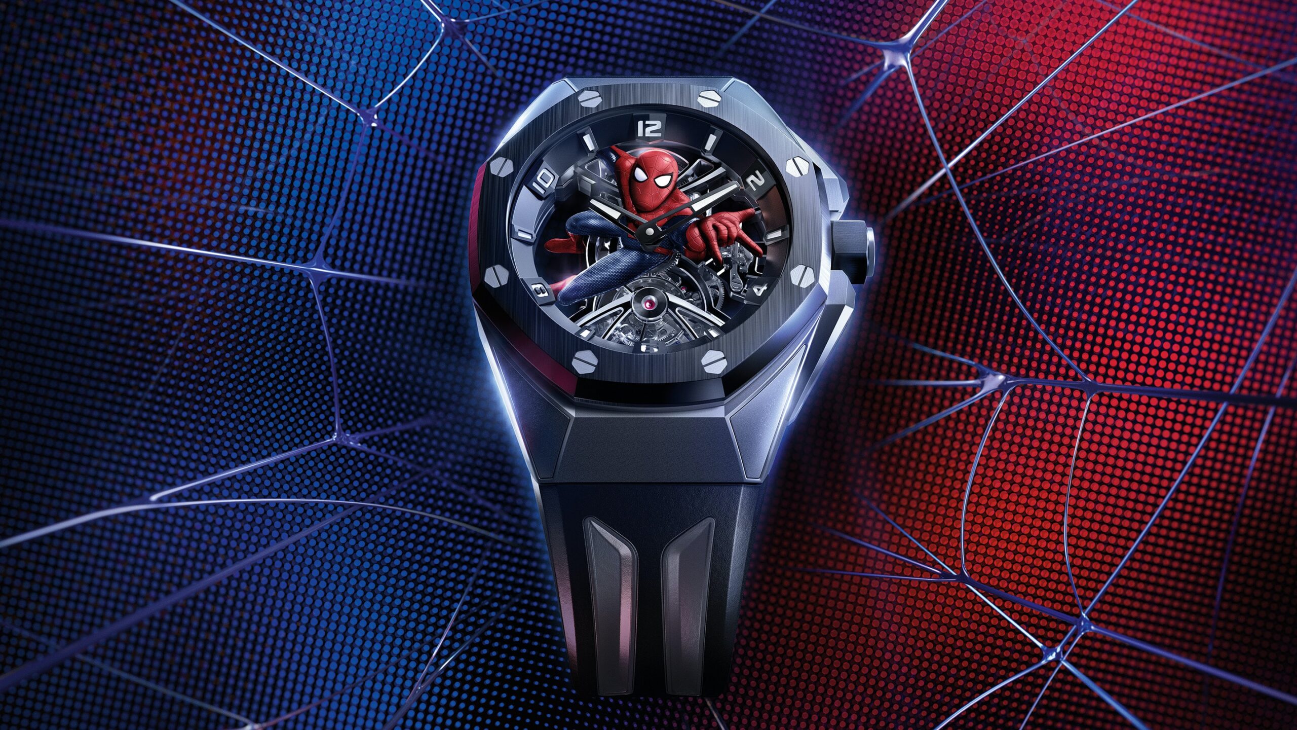Introducing: Audemars Piguet Surprises Us All With The Newest Marvel Comics Collaboration: The Royal Oak Concept Tourbillon ‘Spider-Man’