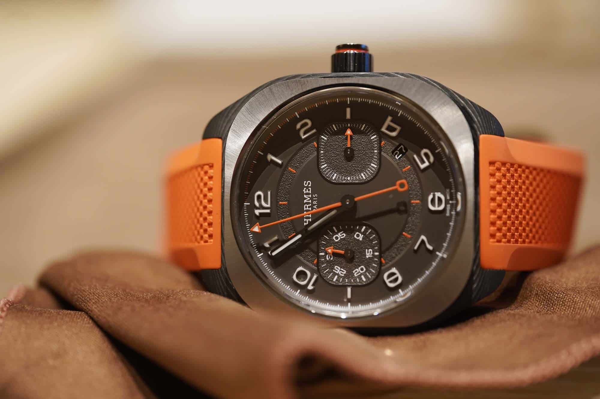Hermès Expands H08 Collection with New Monopusher Chronograph