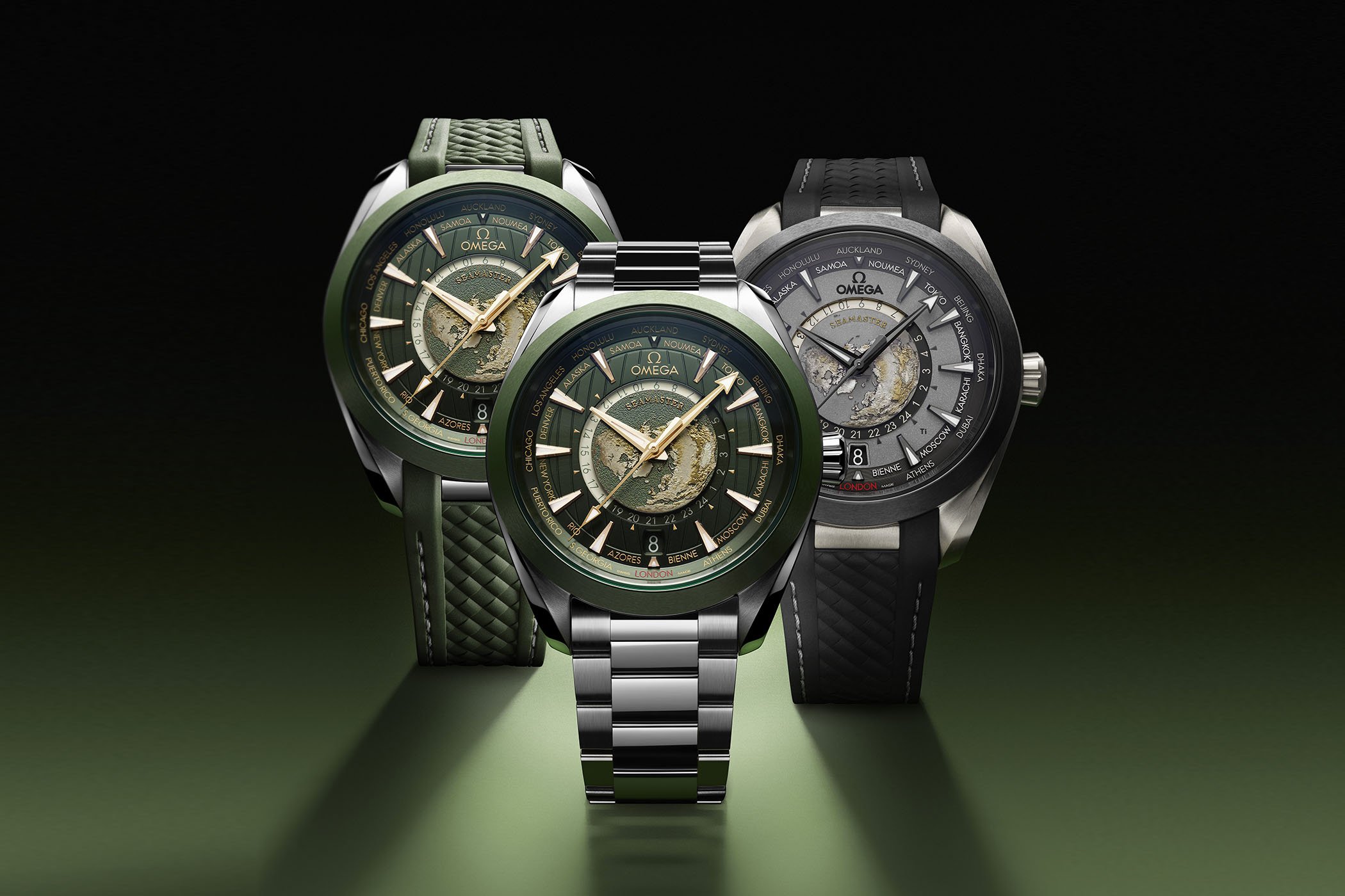 Introducing Three New Omega Seamaster Aqua Terra Worldtimer 2023 Watches