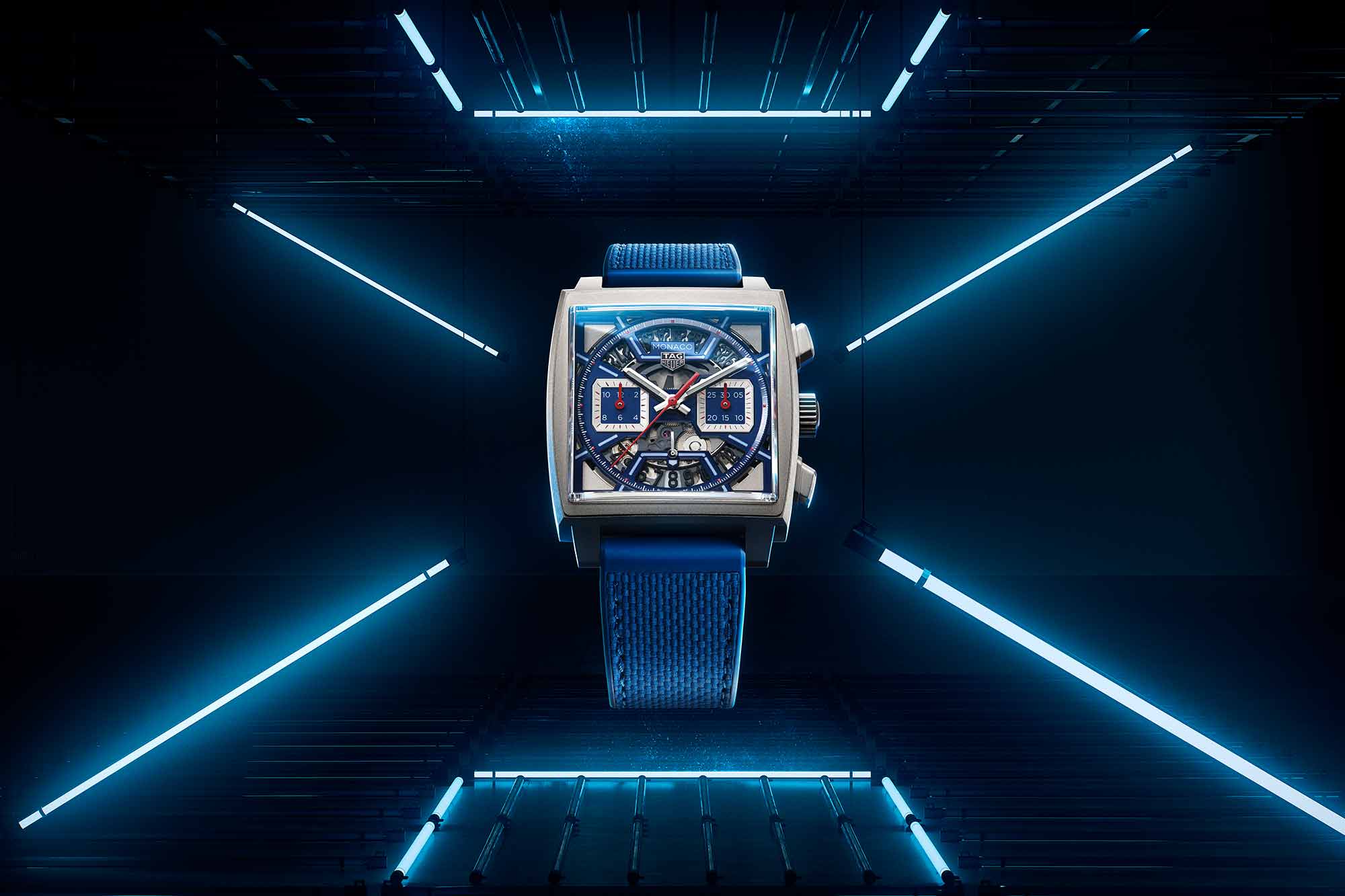 TAG Heuer Launches Skeleton-Dial Monaco Trio  