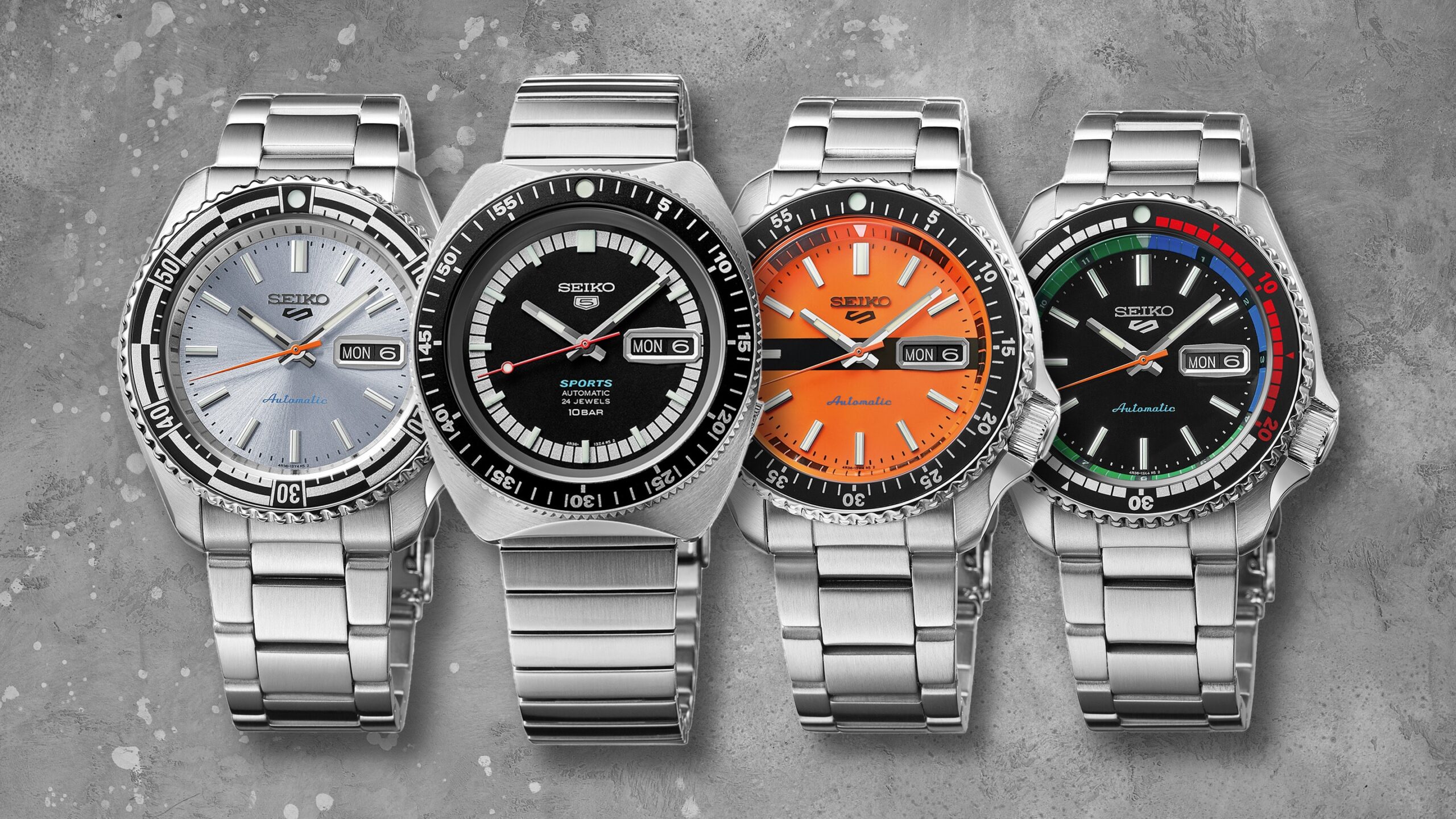 Introducing: Four New Seiko 5 Sports Models Pay Tribute To The Original 1960s Collection