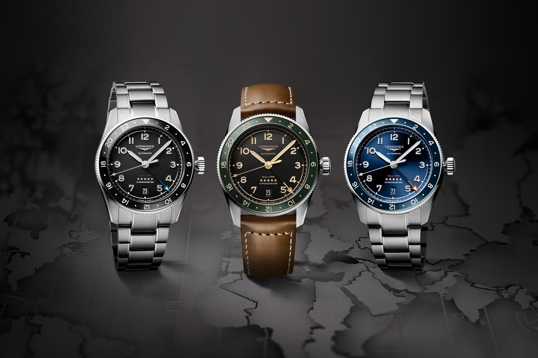 Longines Unveils One Of This Year’s Hottest Releases With The New 39mm Spirit Zulu Time GMTs