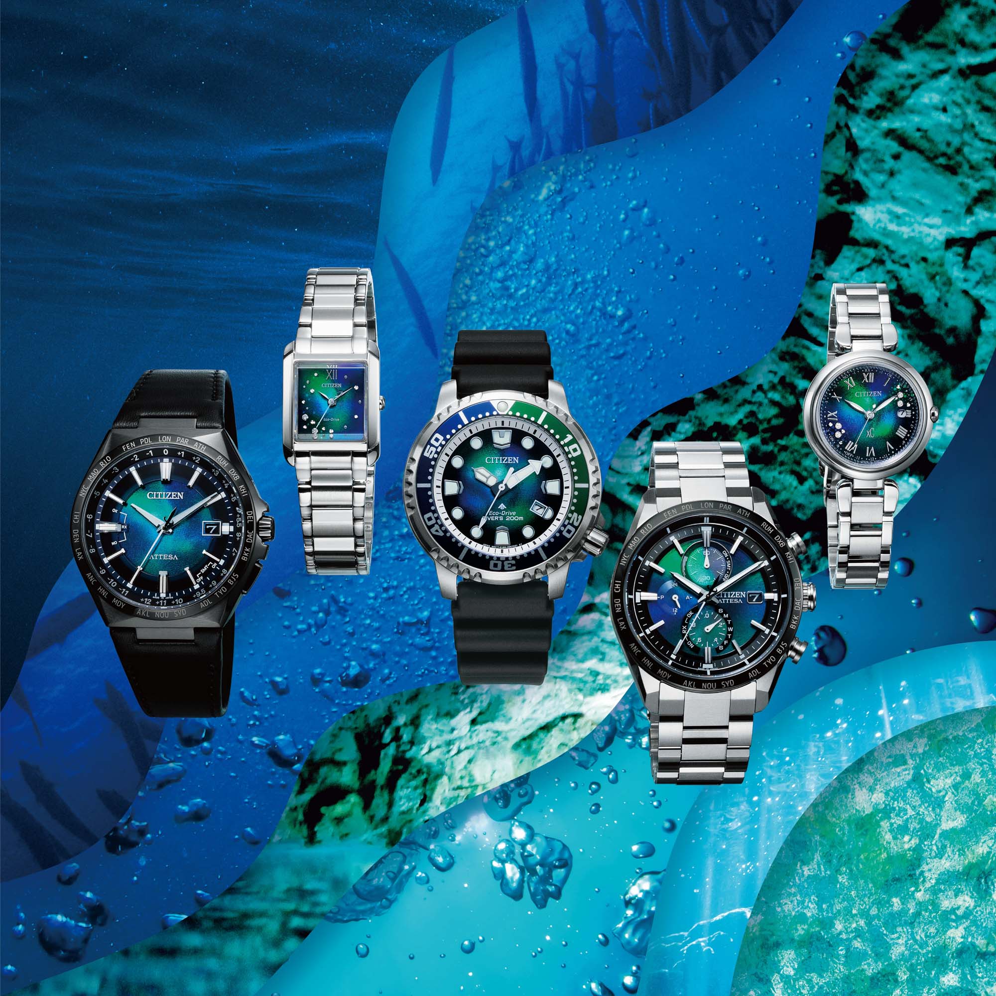 Citizen Introduces The UNITE with BLUE Watch Collection To Celebrate World Oceans Day