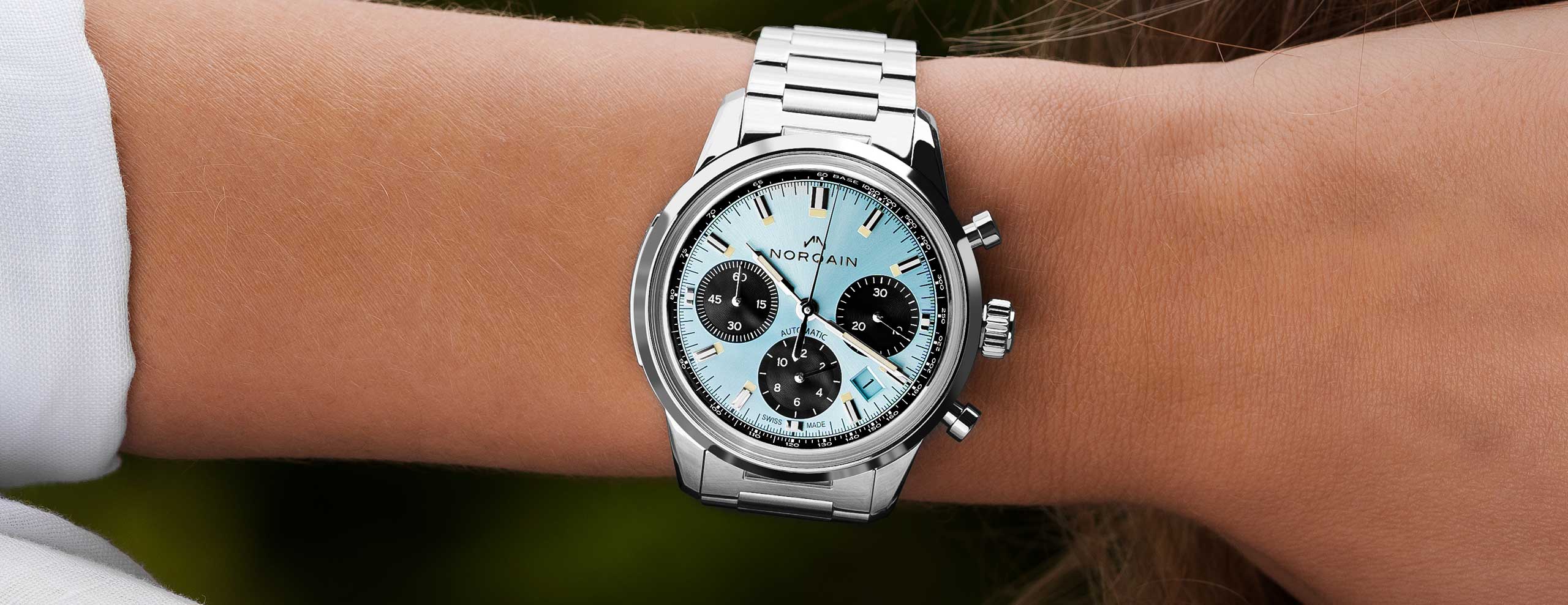 Introducing the Norqain Freedom 60 Chrono Ice Blue Limited Edition