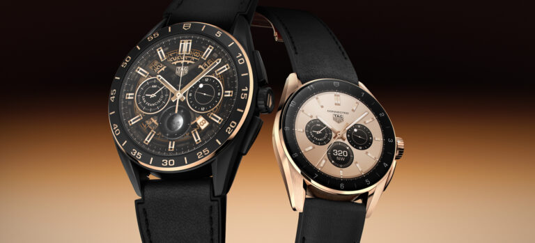 New Release: TAG Heuer Connected 45mm Bright Black Edition and Connected 42mm Golden Bright Edition Watches