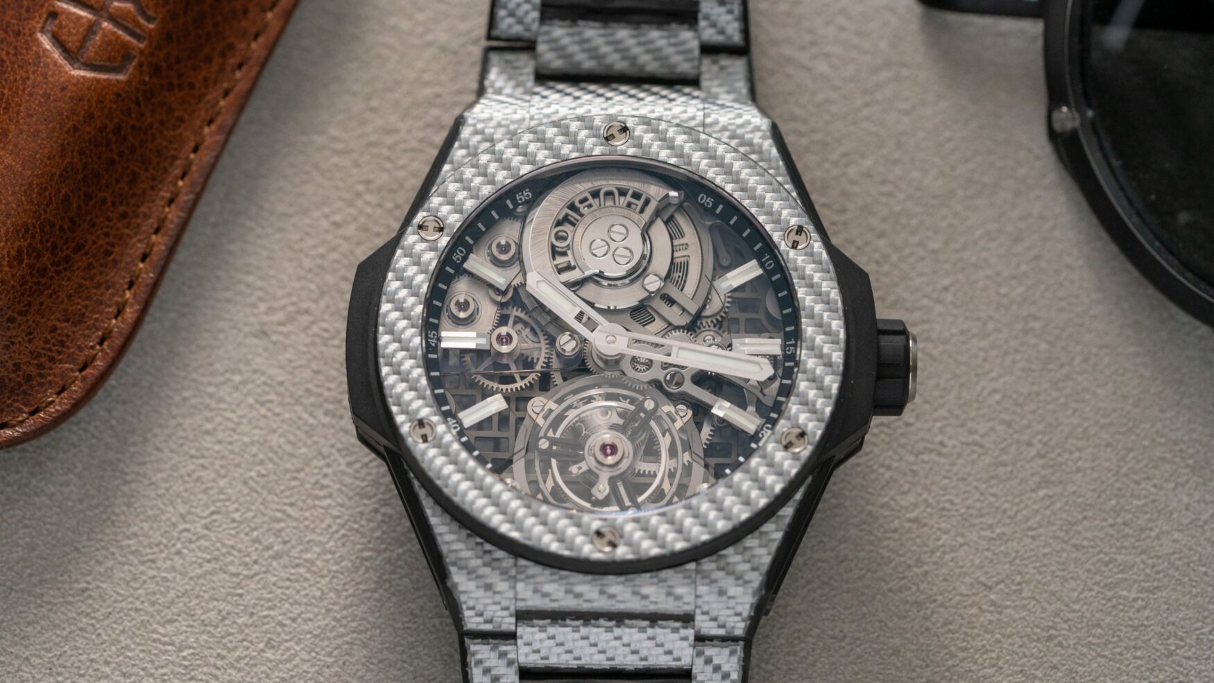 Hublot’s Big Bang Integrated Tourbillon Full Carbon is ultra-light thanks to cutting-edge tech