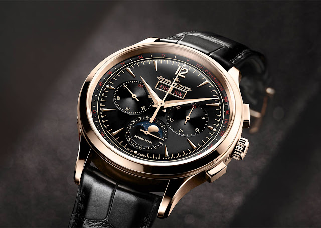 Jaeger-LeCoultre – Master Control Chronograph Calendar in Pink Gold with Black Dial