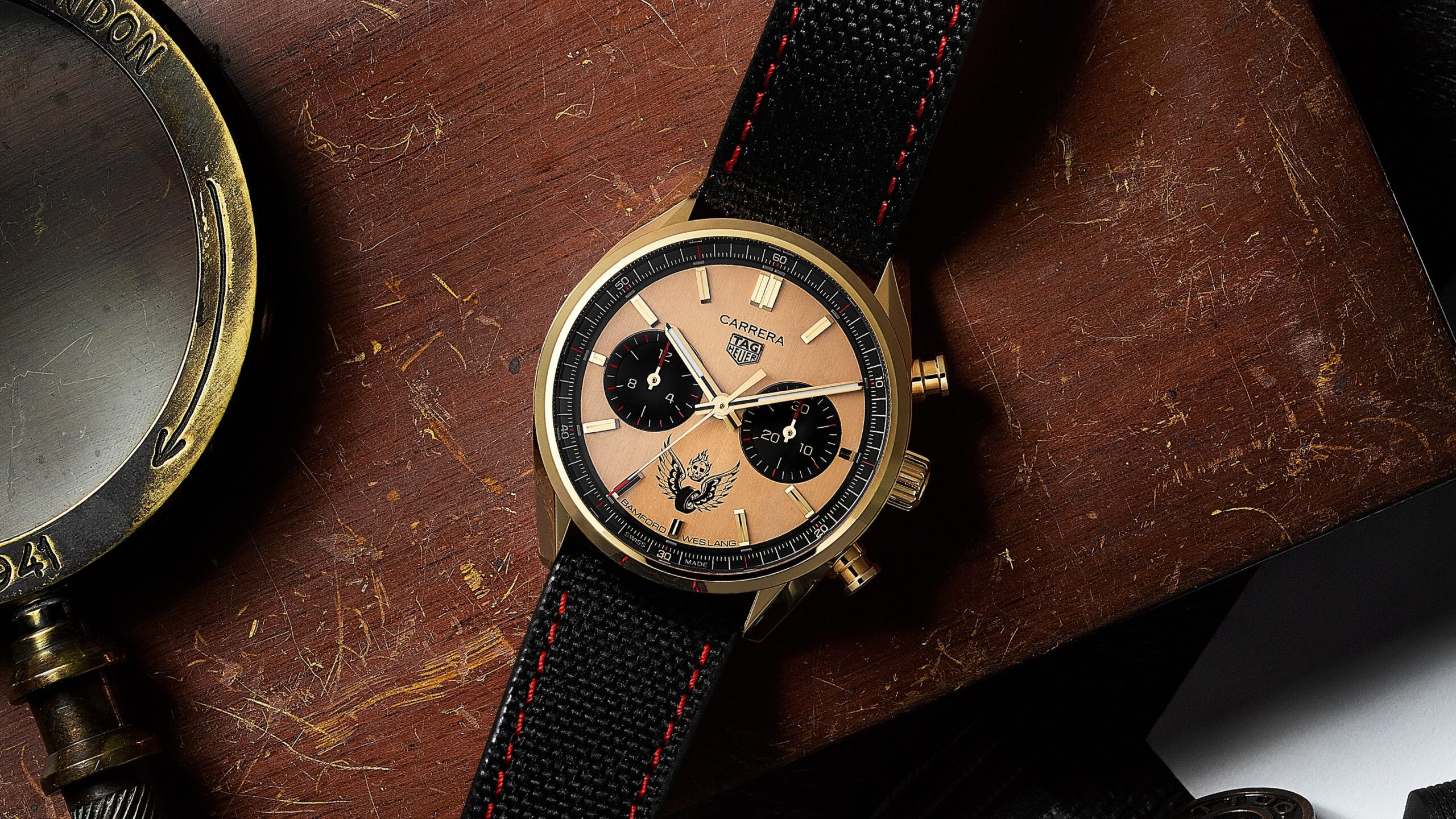Introducing: A Solid Gold TAG Heuer Carrera From Bamford And Wes Lang