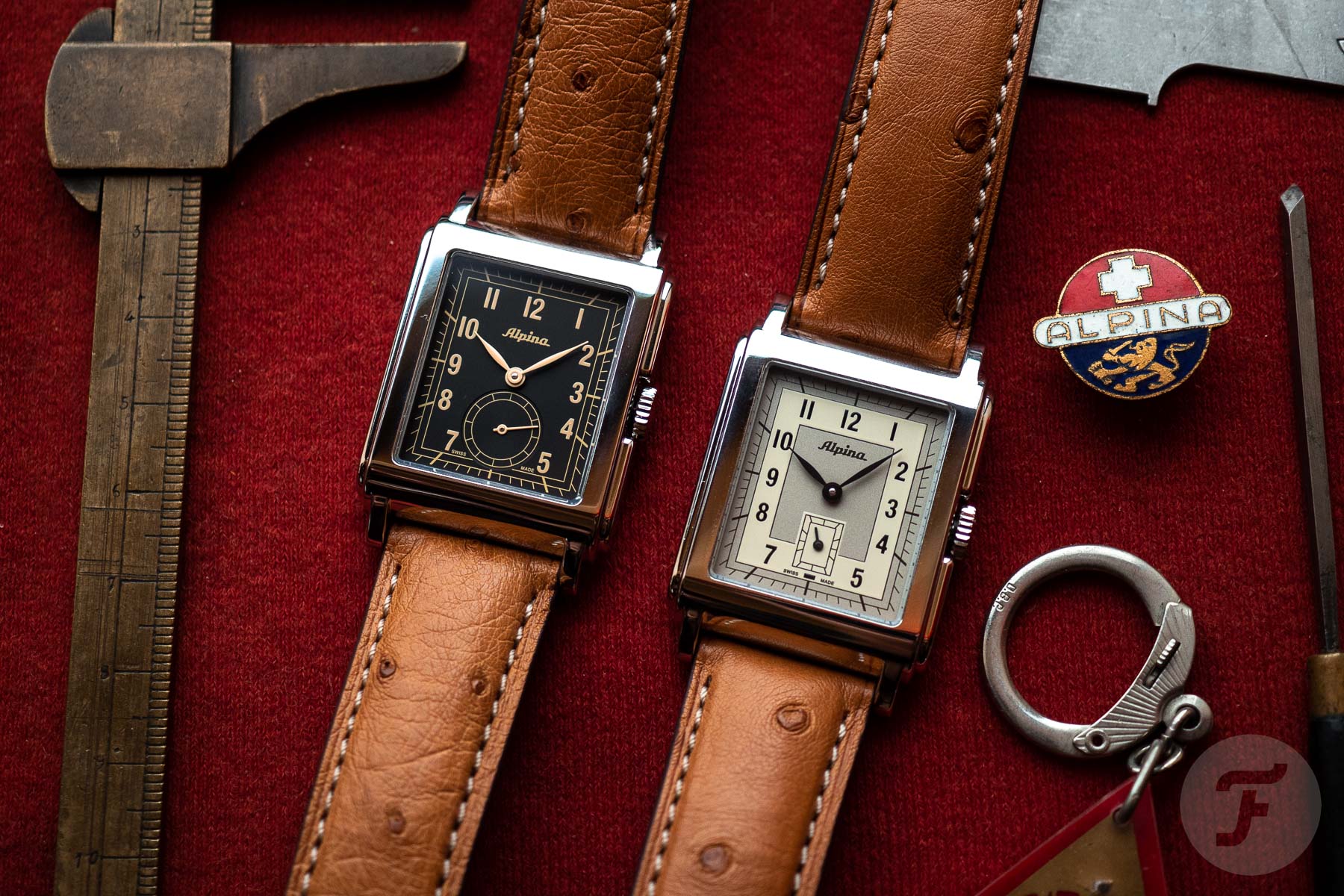 Introducing: The Alpina Heritage Carrée Mechanical 140 Years — Two Limited-Production Watches Featuring Movements From 1938