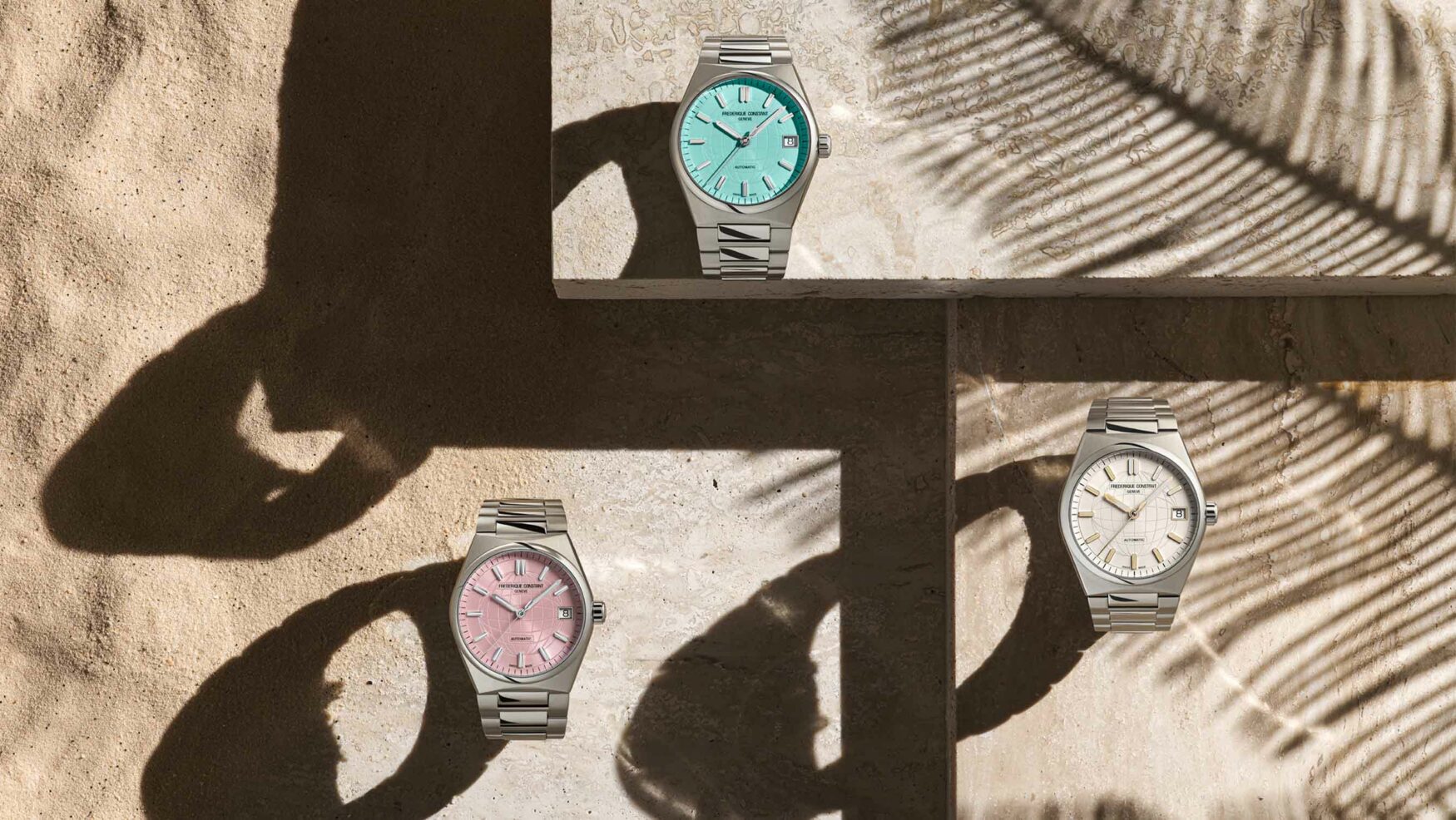 The colourful Frederique Constant Highlife Automatic and Classics Premiere