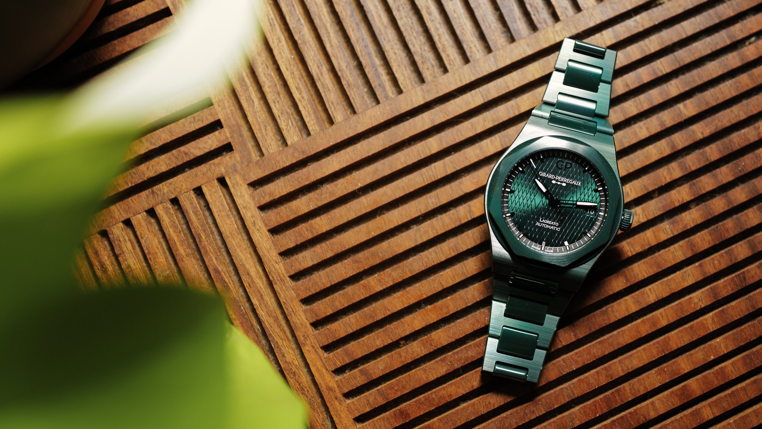 Hands-On: Seeing (British Racing) Green With The Girard-Perregeaux Laureato Aston Martin Edition 38mm