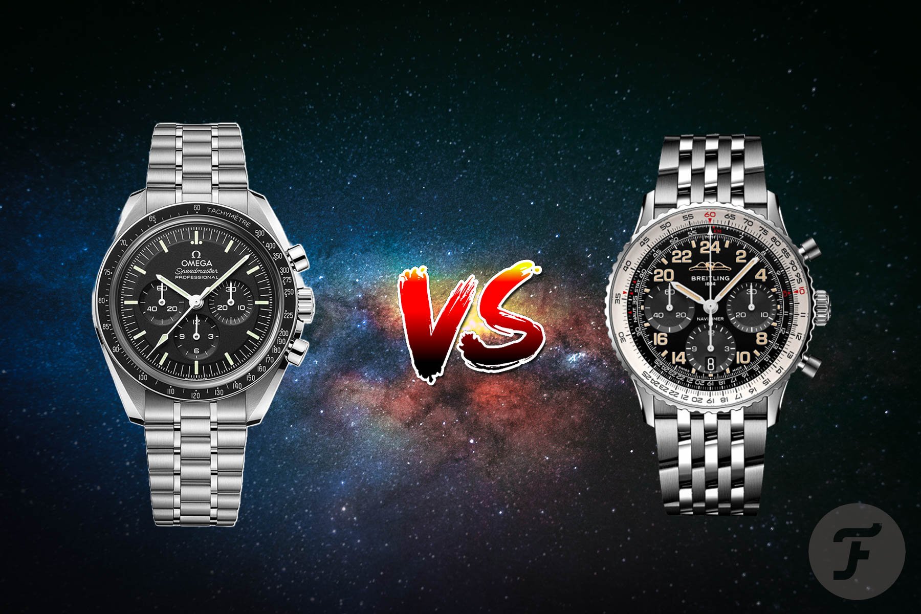 Sunday Morning Showdown: Omega Speedmaster Professional Moonwatch Vs. Breitling Navitimer B02 Cosmonaute