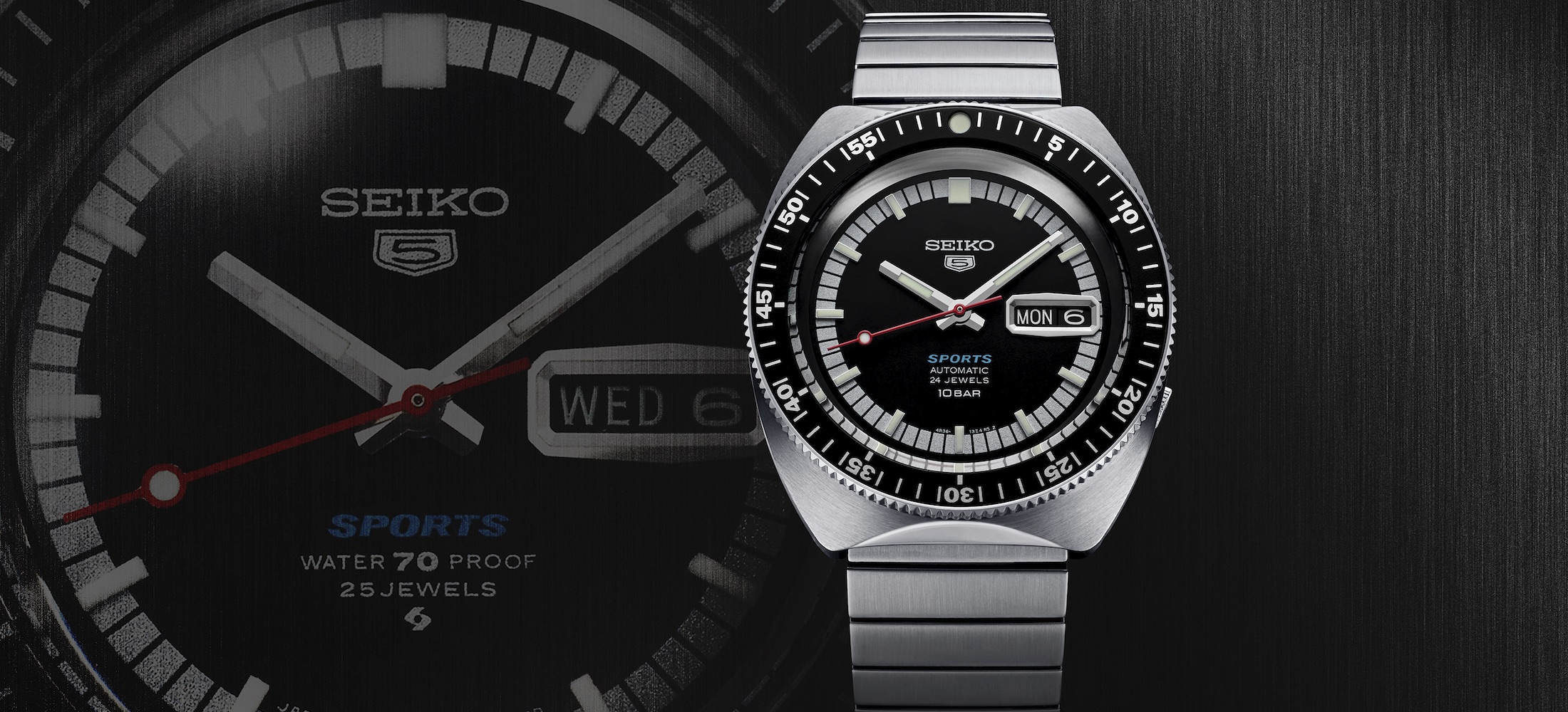 New Release: Four Seiko 5 Sports Watches to Celebrate 55 Years