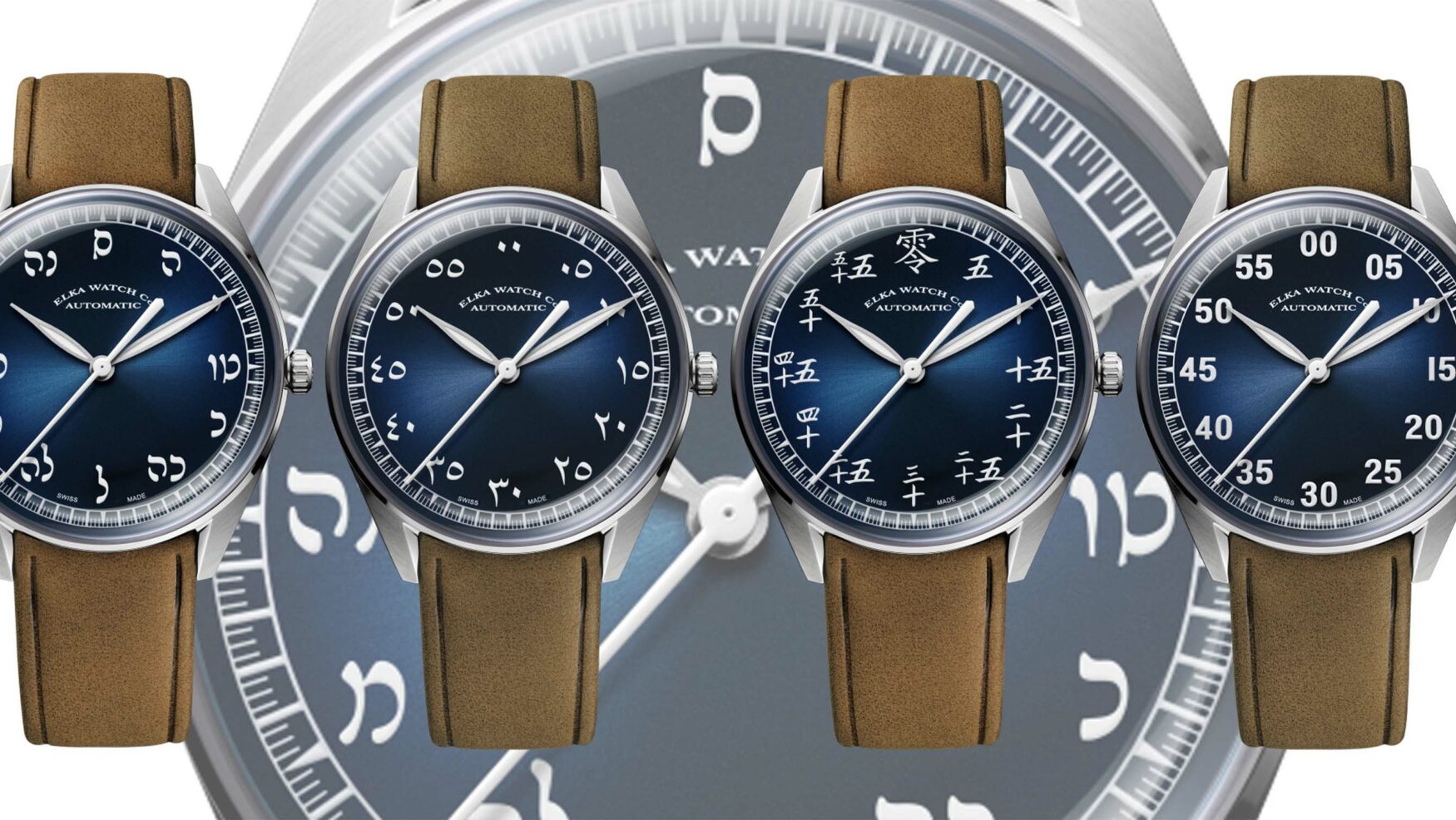 The Ace x Elka Watch Company Diversity series