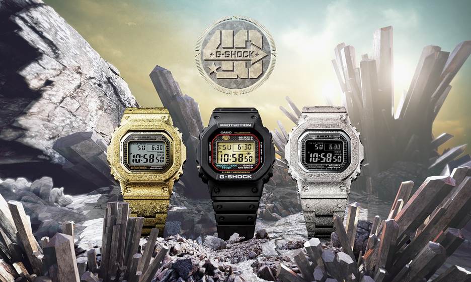 G-Shock Celebrates 40th Birthday with a Robust Trio