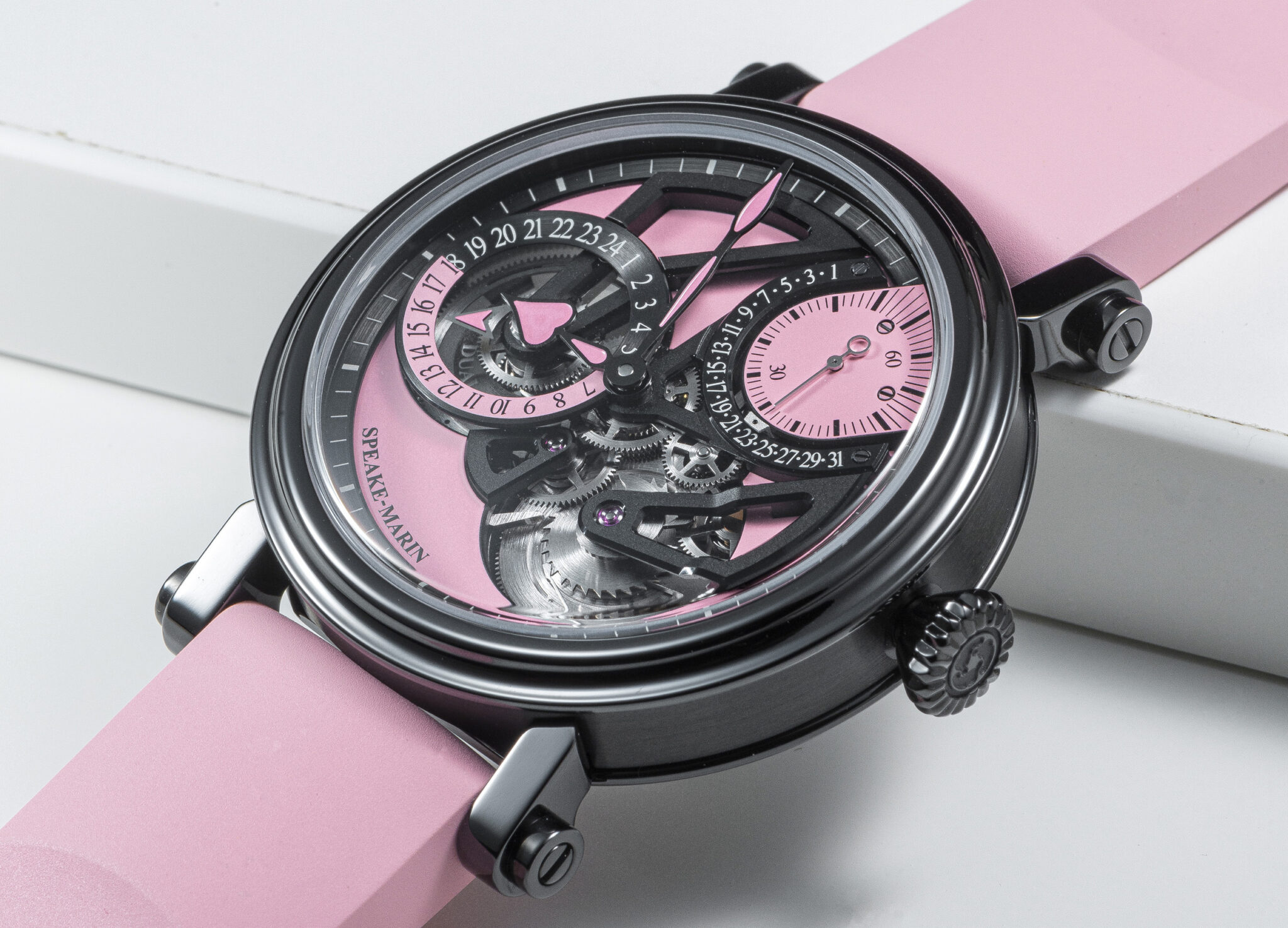 Miami Beach inspires summery Speake-Marin dual timer