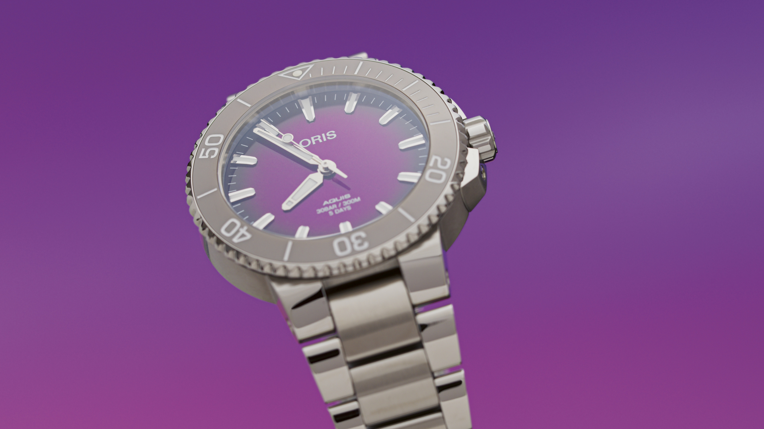 Oris Celebrates 119 Years With Purple-Dialed Diver