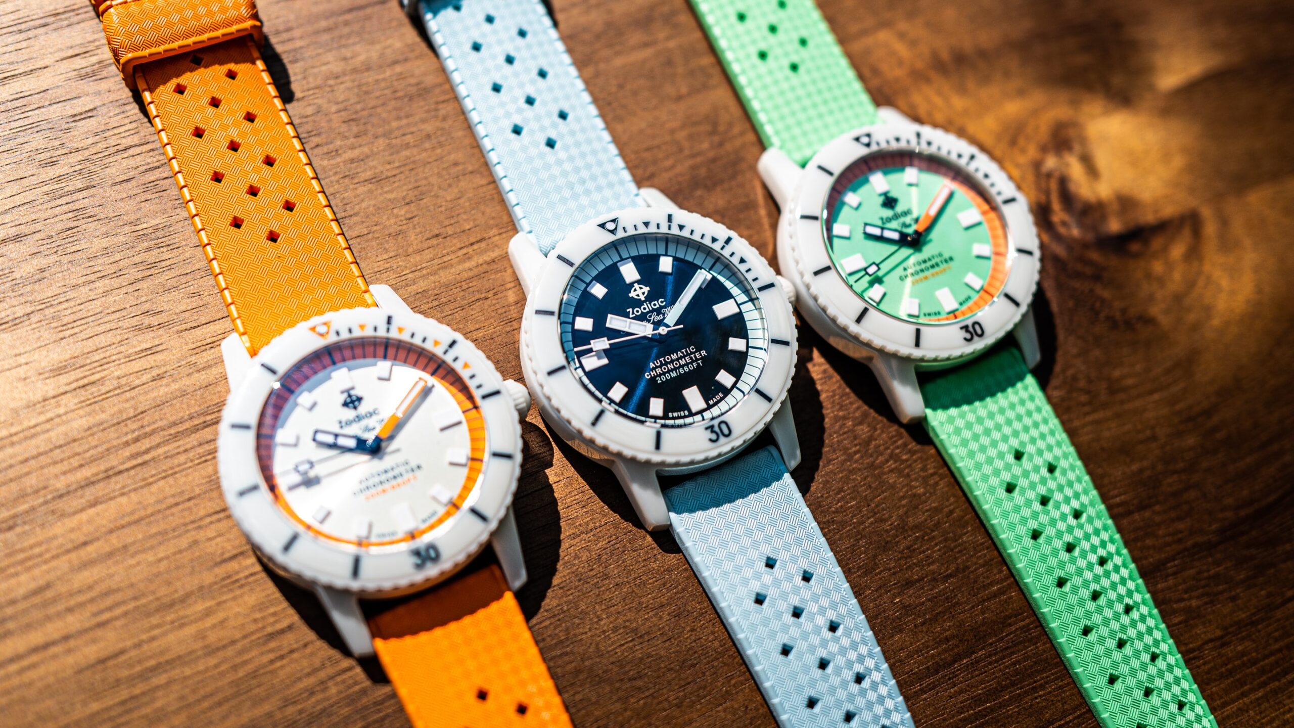 Introducing: A New Zodiac Super Sea Wolf Ceramic Just For Summer (Live Pics)