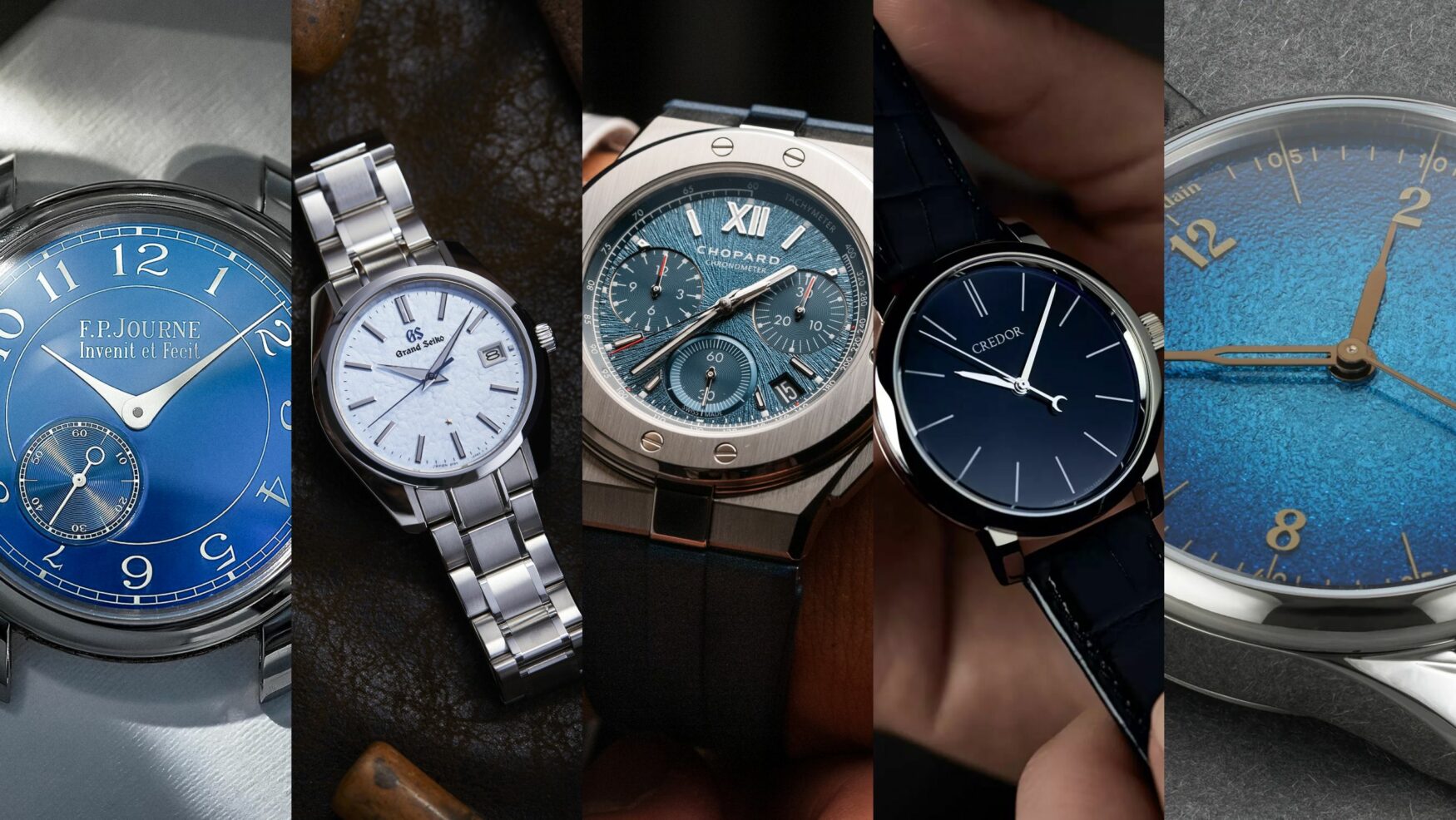 Singing the blues: The 5 best blue dial watches
