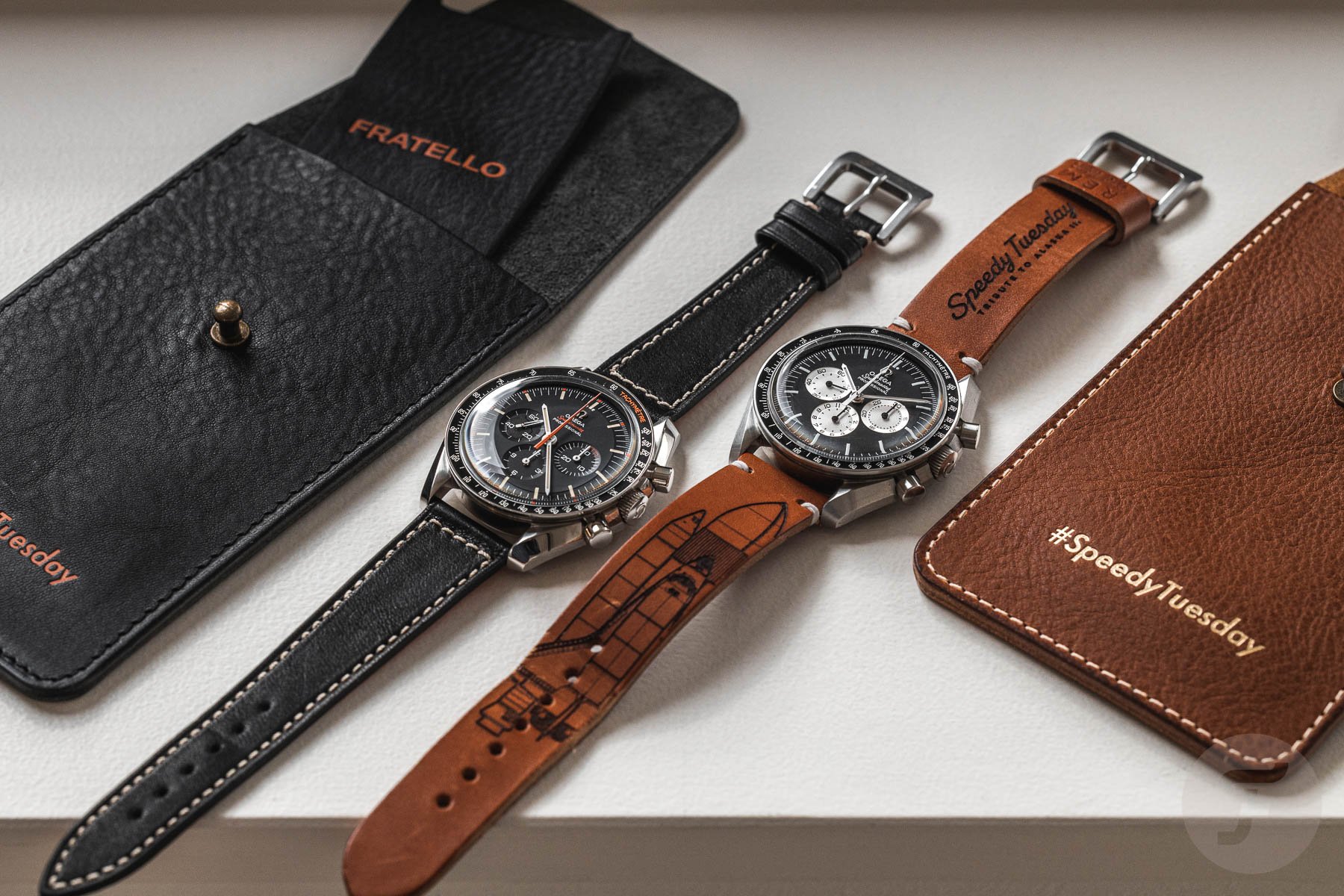 Available Now: Watch Pouches For The Omega Speedmaster Speedy Tuesday Watches