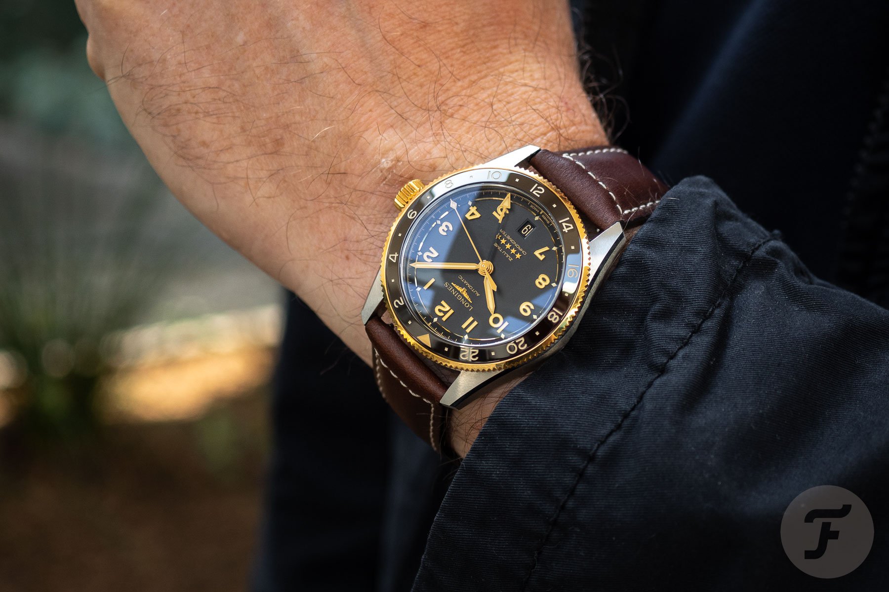 Hands-On: The Two-Tone Longines Spirit Zulu Time 39mm L3.802.5.53.2