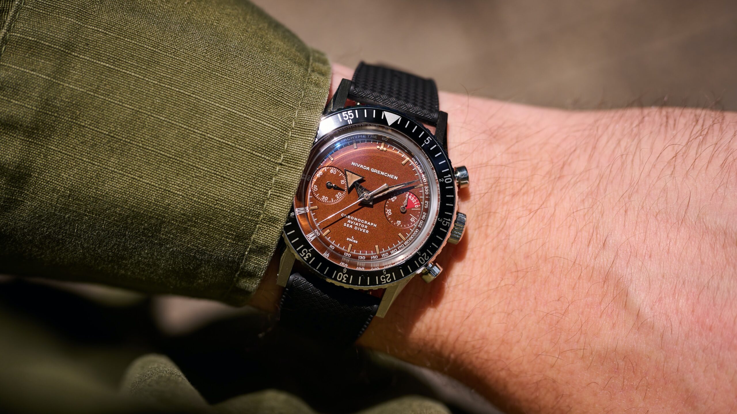 Hands-On: Nivada Grenchen’s Affordable Entrypoint Into Chocolatey Dials: The Tropical Chronomaster