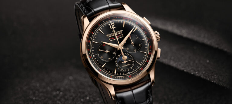 Jaeger-LeCoultre Master Control Chronograph Calendar Watch In Pink Gold