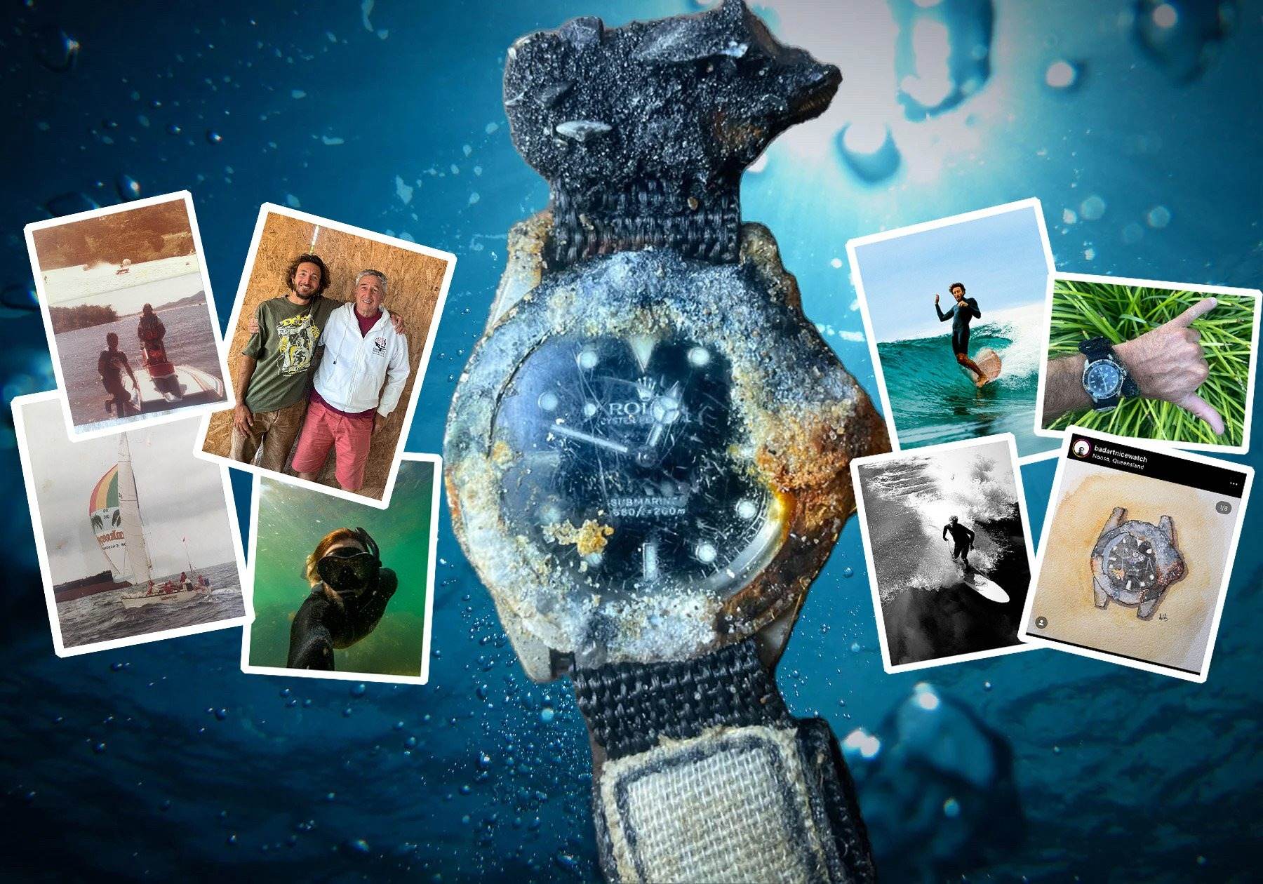Fratello Exclusive: Rolex Submariner Found By Australian Surfer In Pacific Ocean Is Reunited With Its Original Owner
