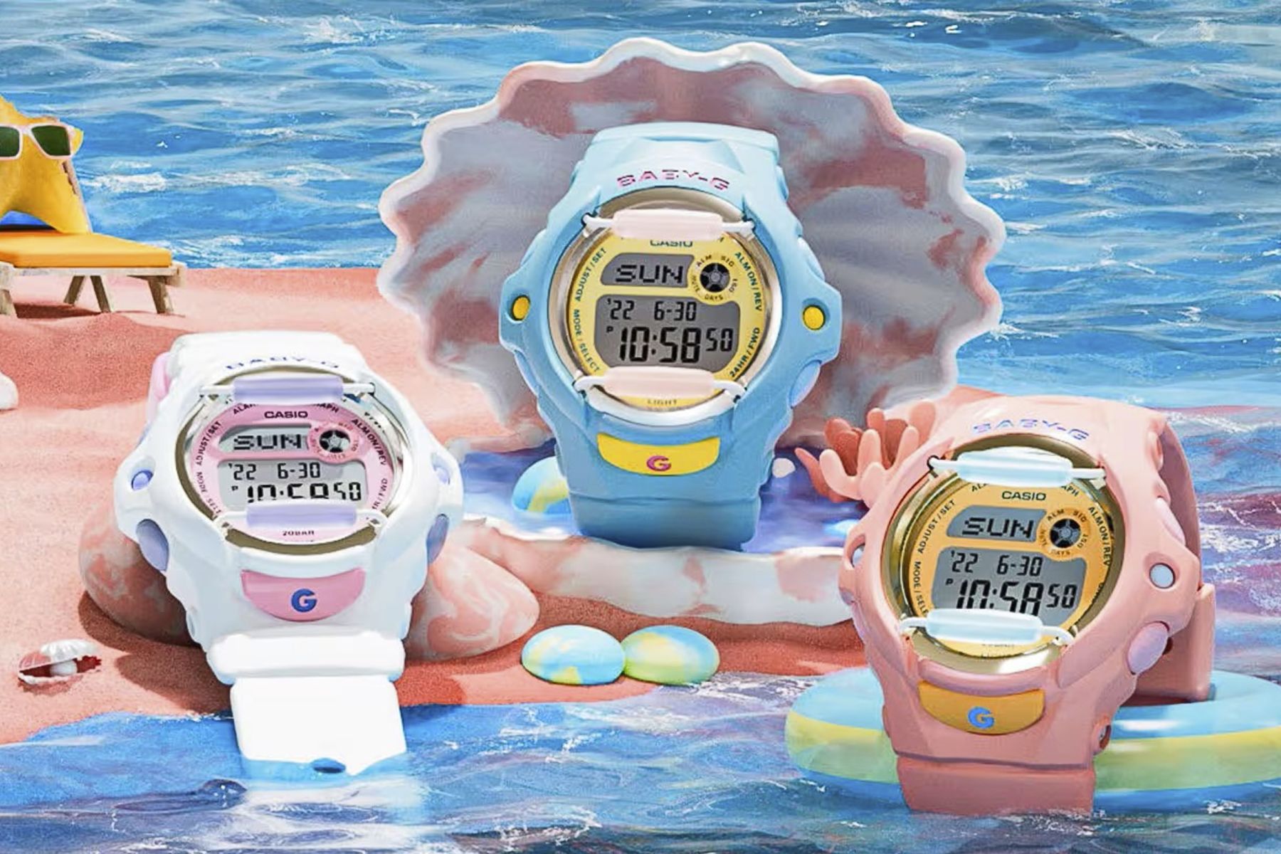 Feminine Watches I Love: Baby-G BG-169PB