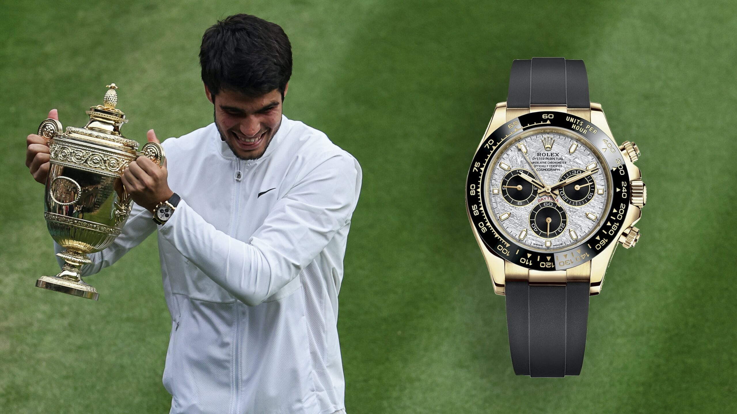 Watch Spotting: Carlos Alcaraz’s Meteorite Rolex Daytona And The Timepieces Of Wimbledon 2023