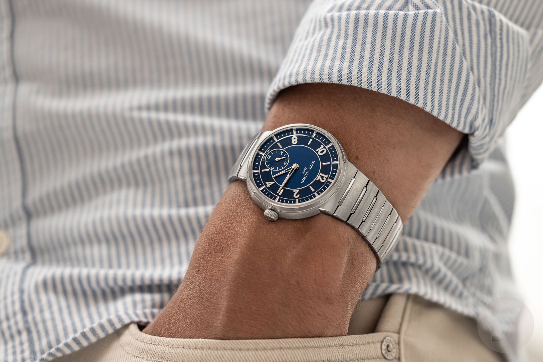 Introducing Louis Vuitton’s Take On A Luxury Steel Sports Watch — Here’s The New Tambour