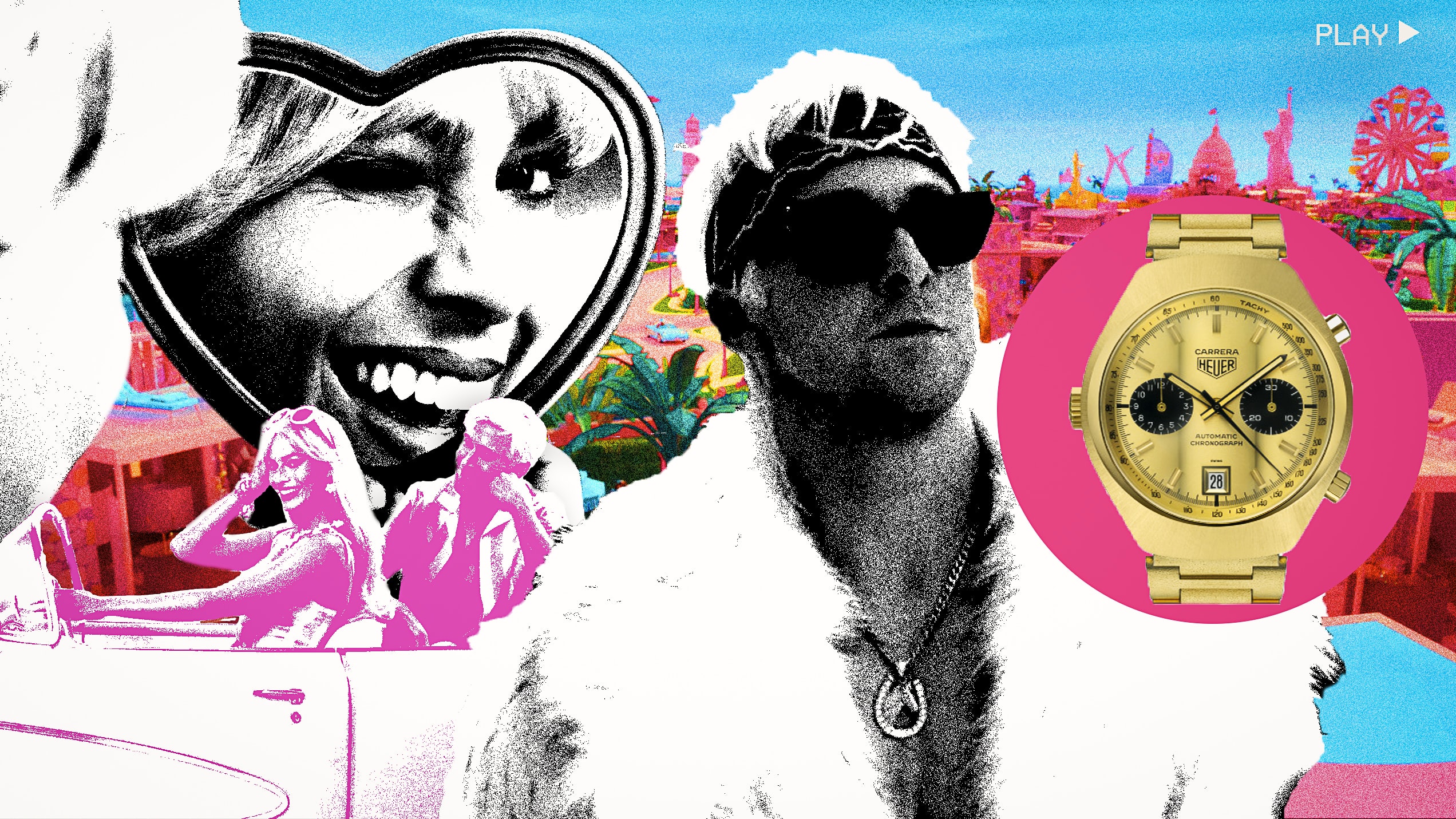 Watching Movies: Ryan Gosling Wears Three Different Vintage Heuer Carreras (At The Same Time) As Ken In ‘Barbie’