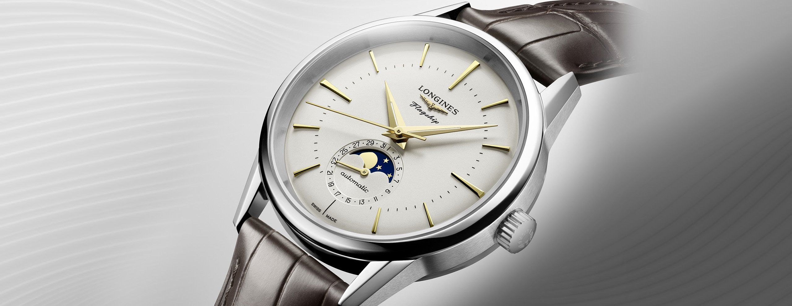 The Longines Flagship Heritage Moon-Phase embodies old-school charm