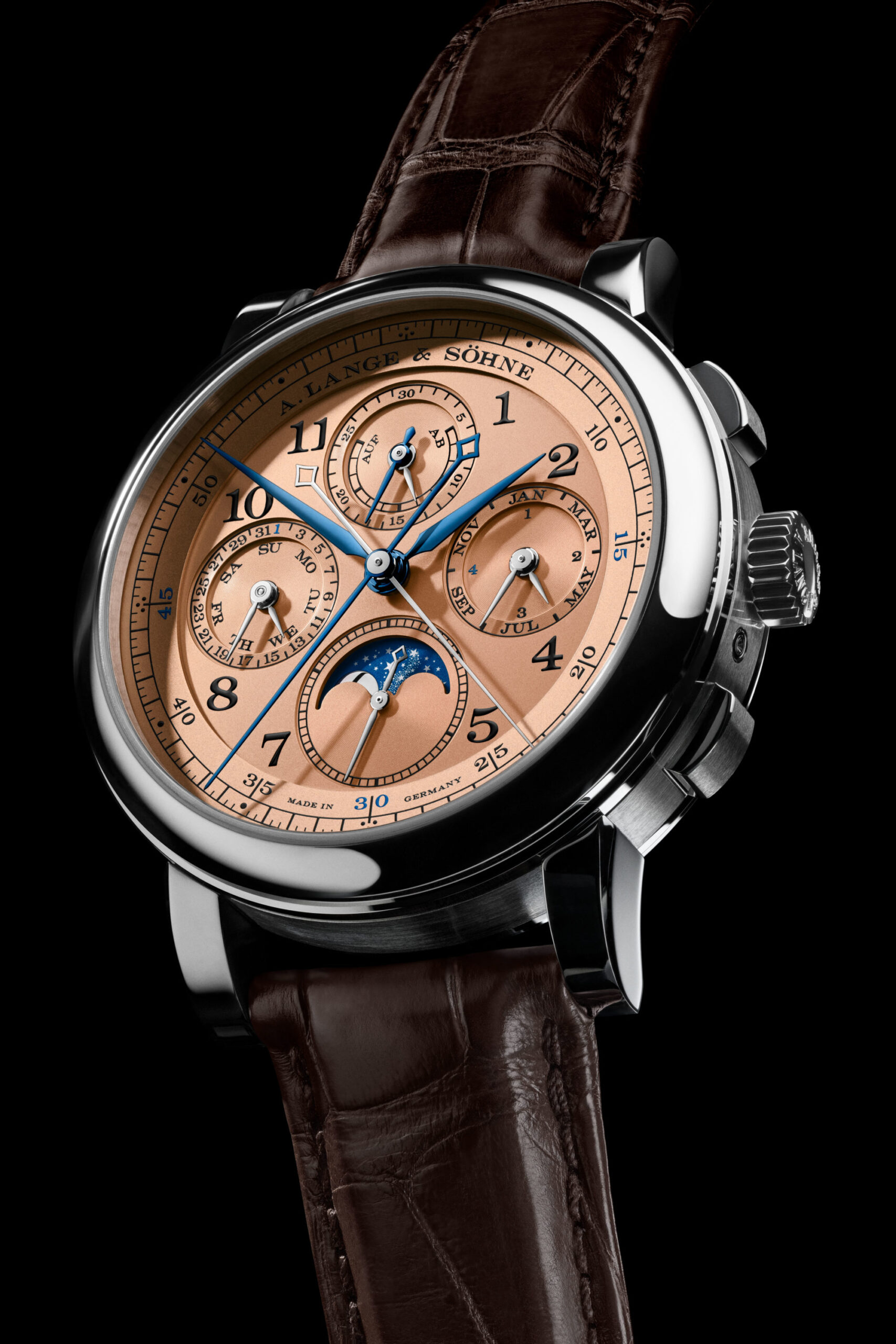 A. Lange & Söhne Delights with New Execution of 1815 Rattrapante Perpetual Calendar