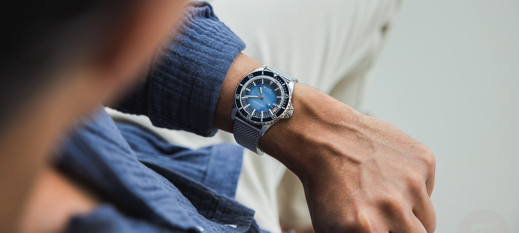 Hands-On: The Mido Ocean Star Tribute Special Edition With A Blue Gradient Dial