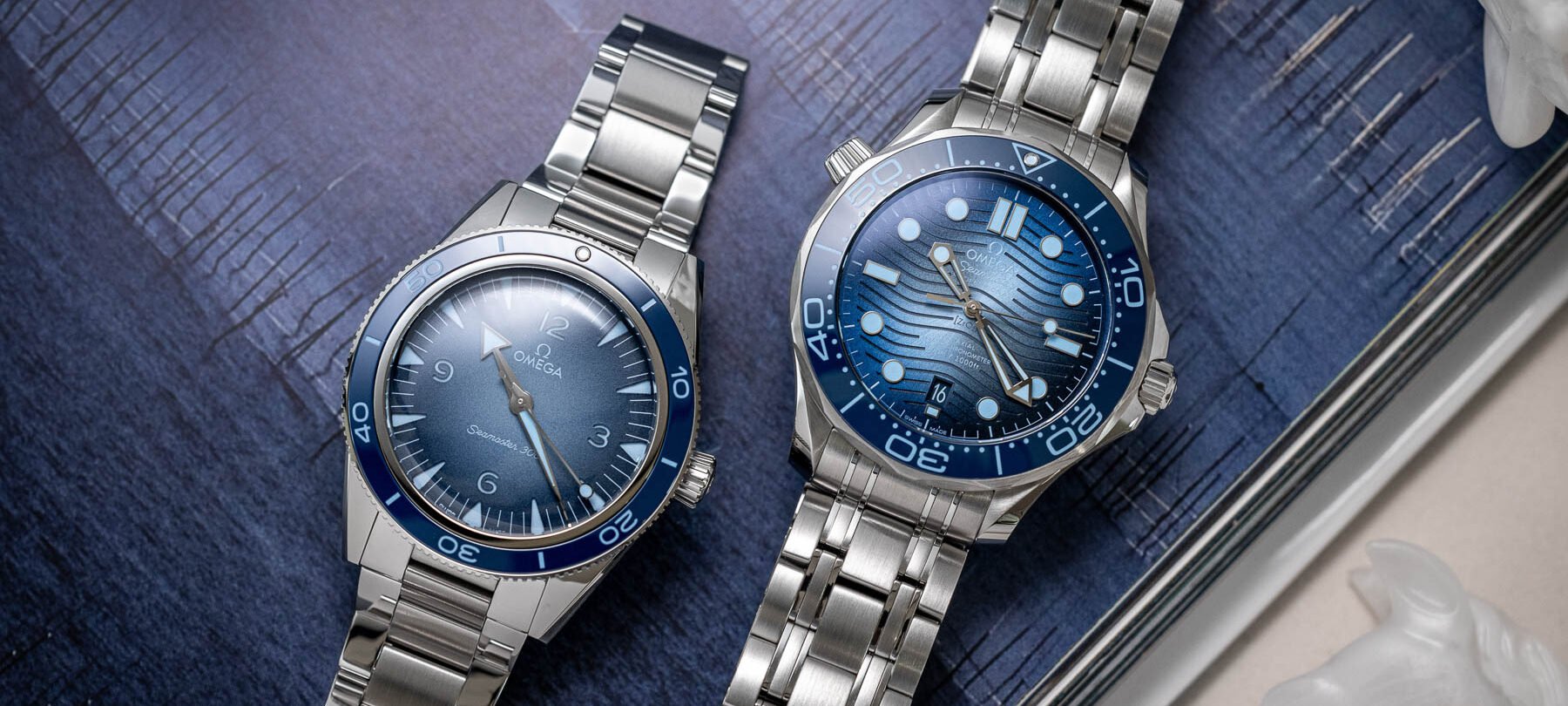 Sunday Morning Showdown: Summer Blue — Omega Seamaster Diver 300M Vs. Seamaster 300
