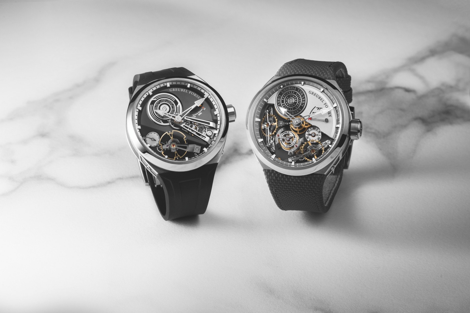 Greubel Forsey Downsizes The Balancier Convexe S² and Double Balancier Convexe
